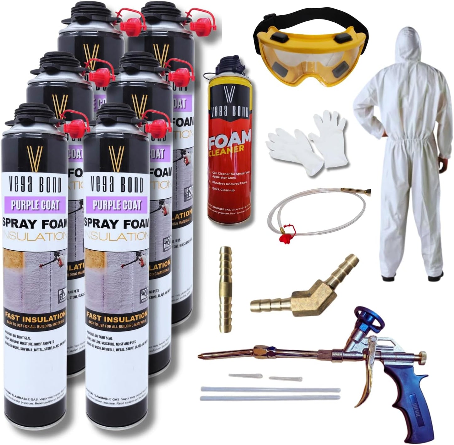 Vega Bond Closed Cell Insulation Spray Foam for Home Projects