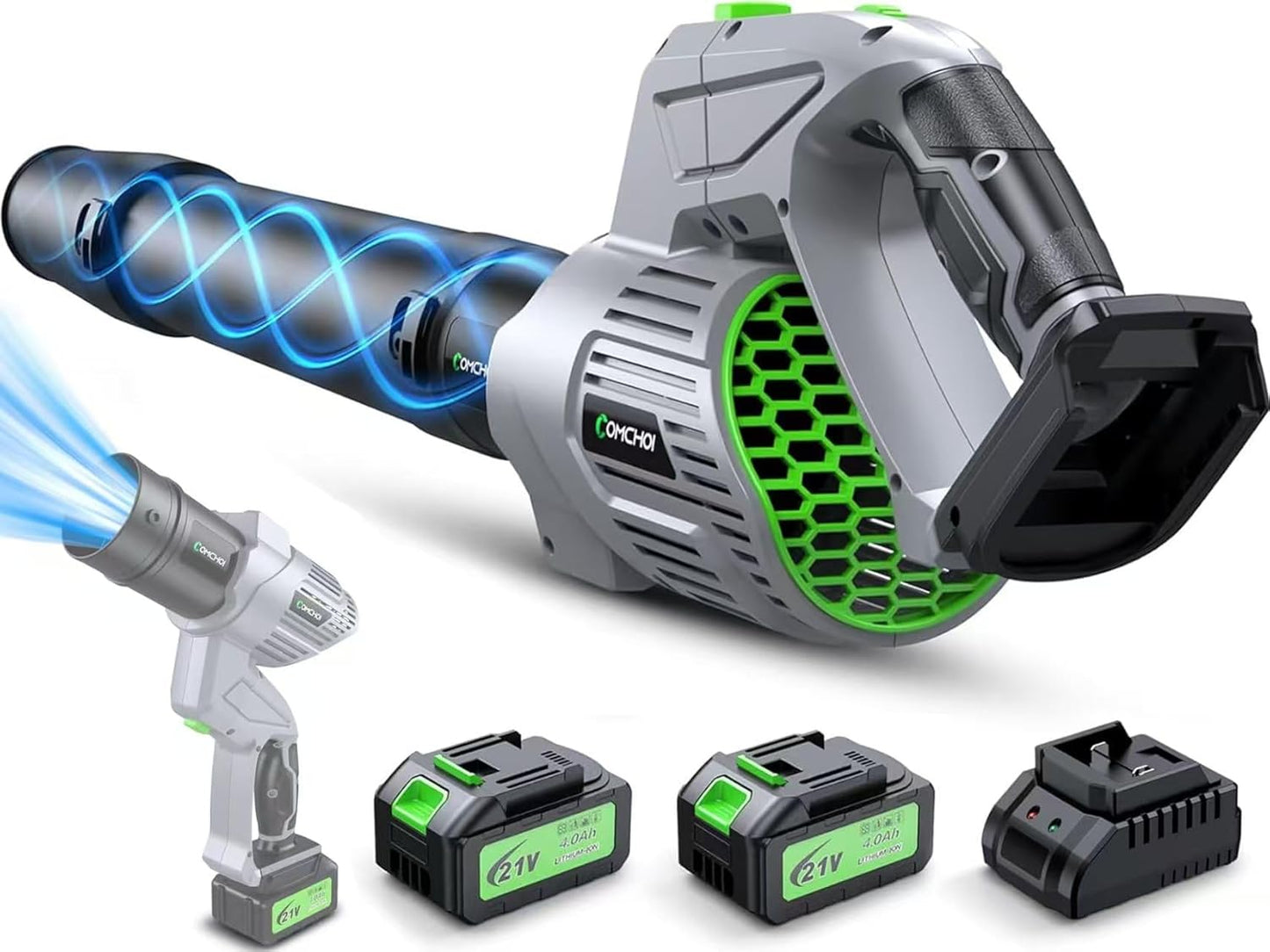 Electric Leaf Blower Cordless with 900000 RPM for Lawn Care
