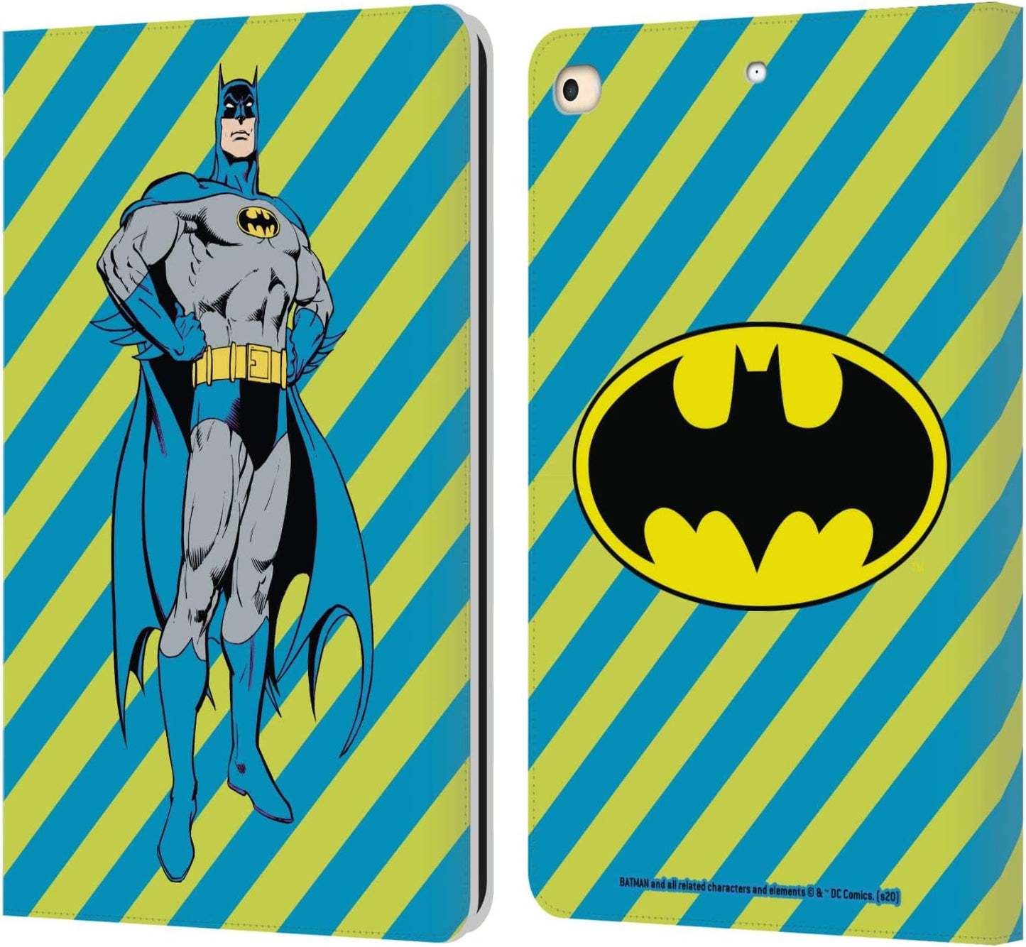 Batman DC Comics Vintage Fashion Leather Wallet Case for iPad
