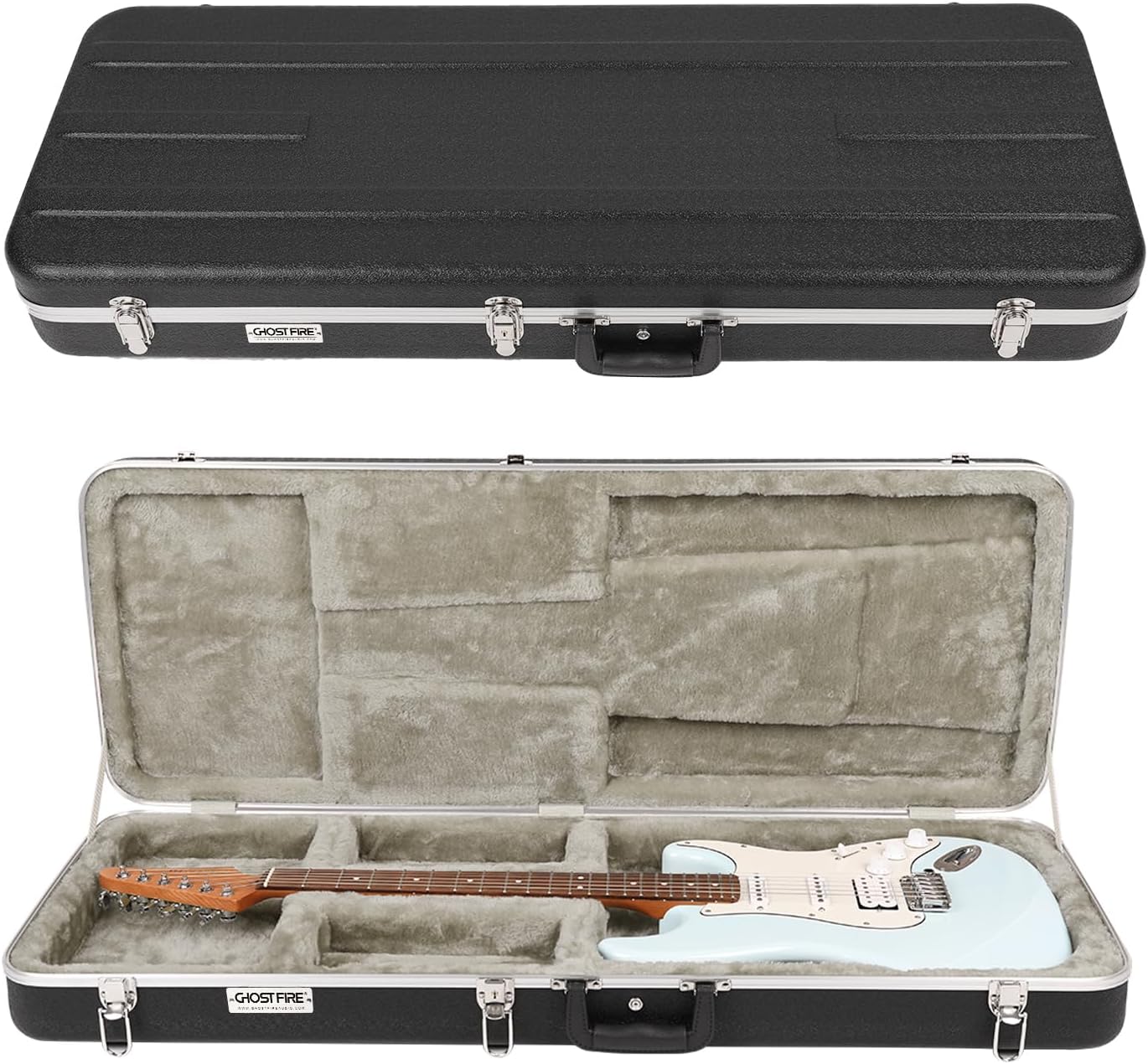 GHOSTFIRE Hard-Shell Electric Guitar Case for ST/TL Models