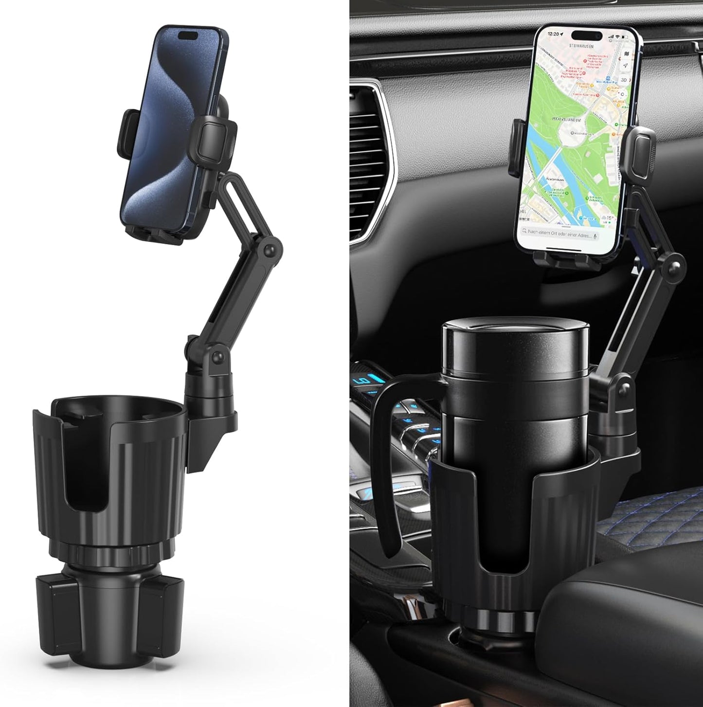 Universal Cup Holder Phone Mount: Ultimate Convenience