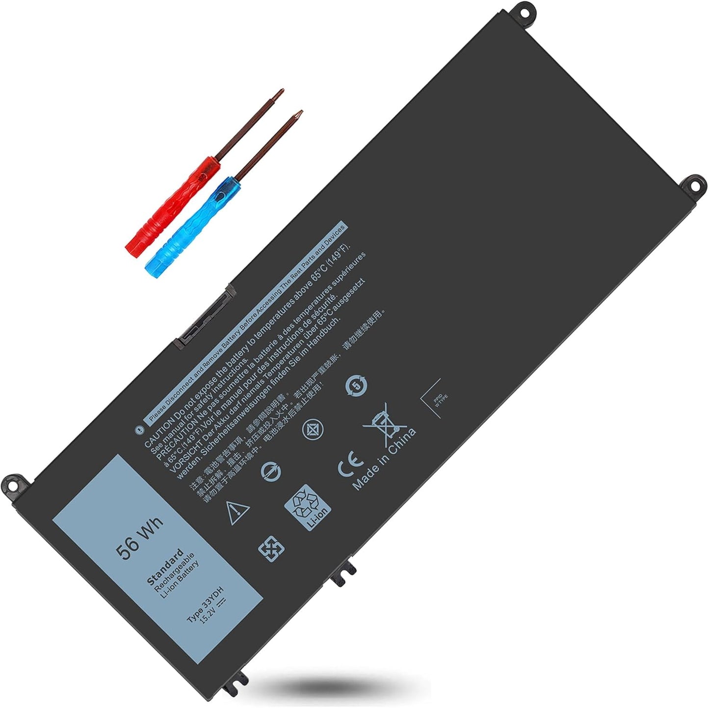 56WH 33YDH Battery for Dell Inspiron 7000 Series Laptops
