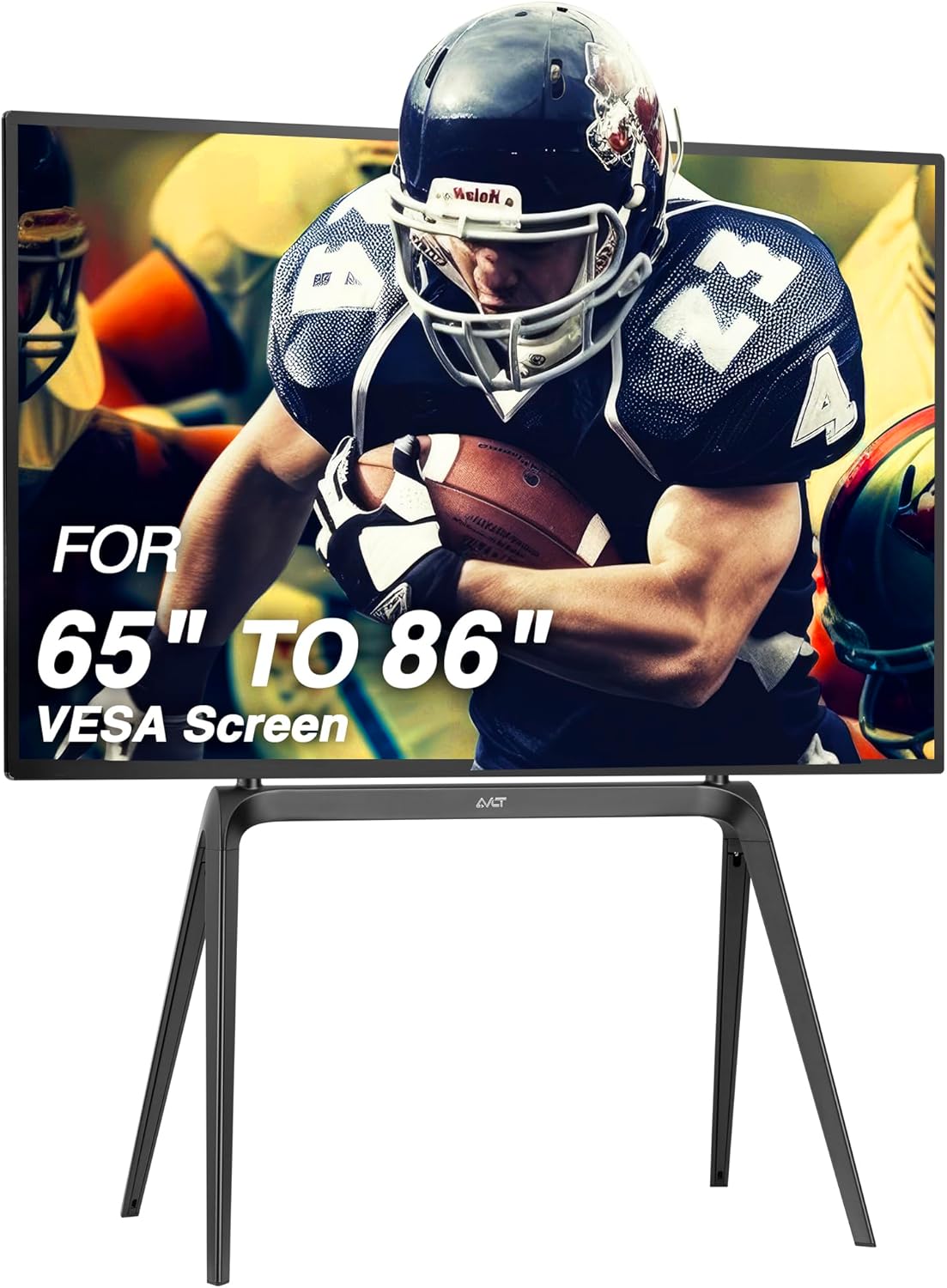 AVLT Studio Steel Quad TV Floor Stand for 65 to 86 inch Screens