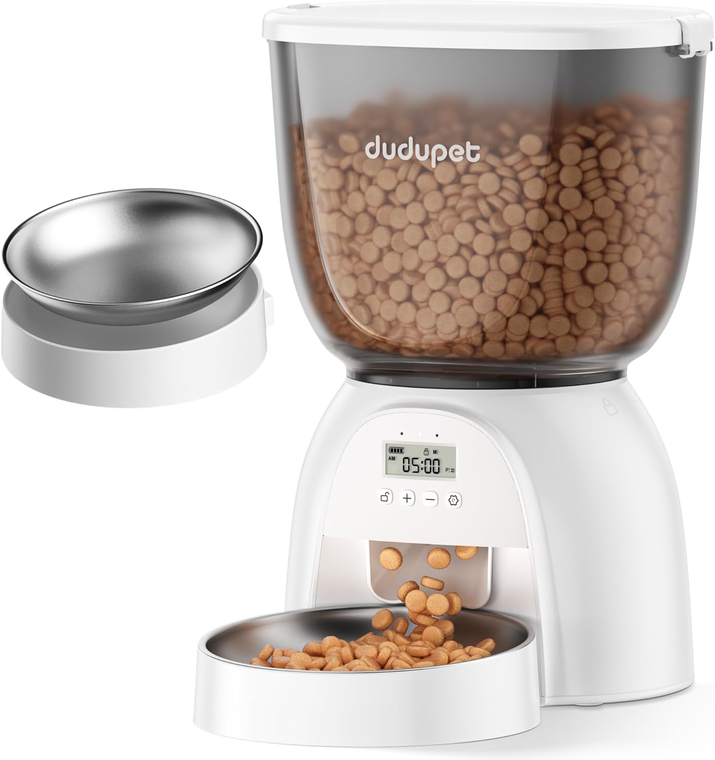 Automatic Cat Feeder with 5L Capacity for Timed Feeding