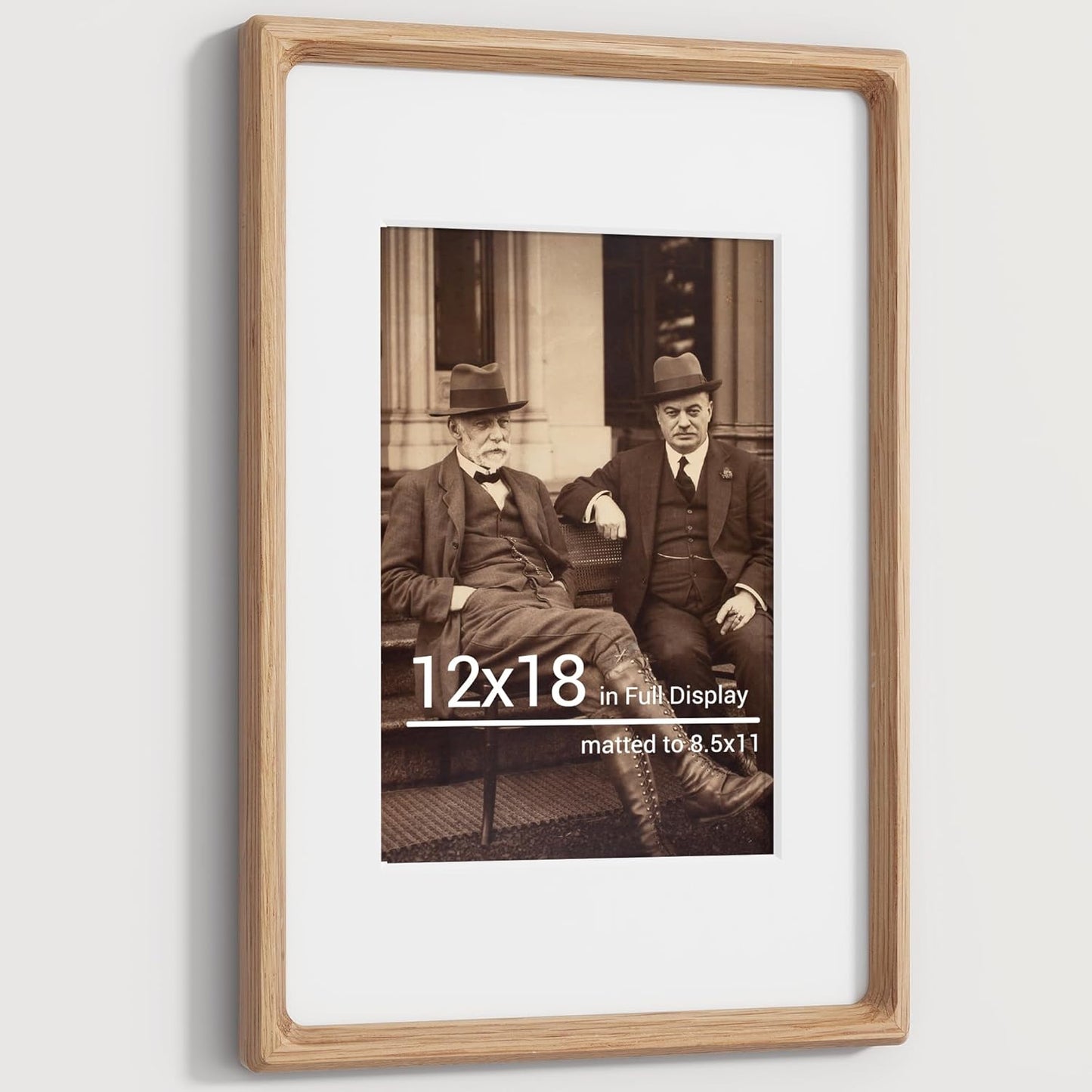 Heimlove 12x18 Picture Frames Natural Oak for Unique Displays