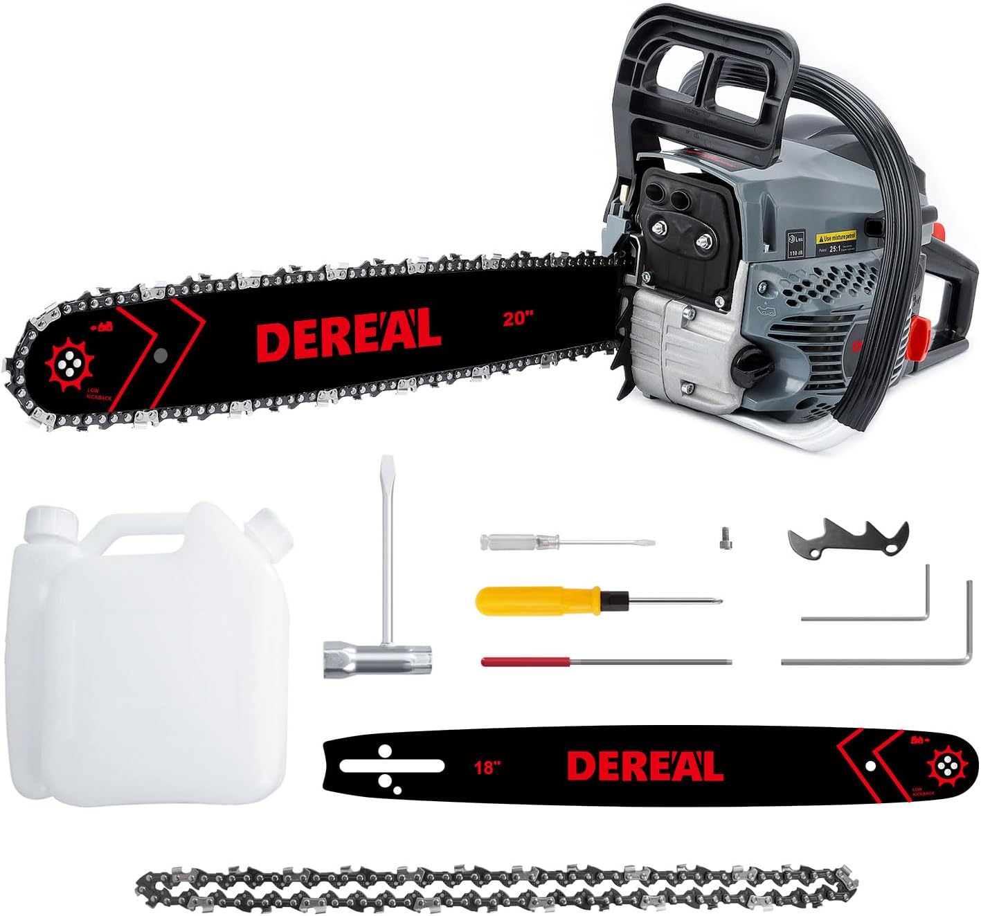 62CC Gas Chainsaw for Efficient Wood Cutting and Felling Trees