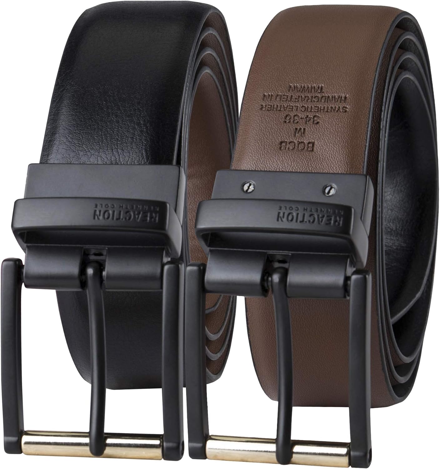 Kenneth Cole REACTION Men's Reversible Belt for Versatile Style
