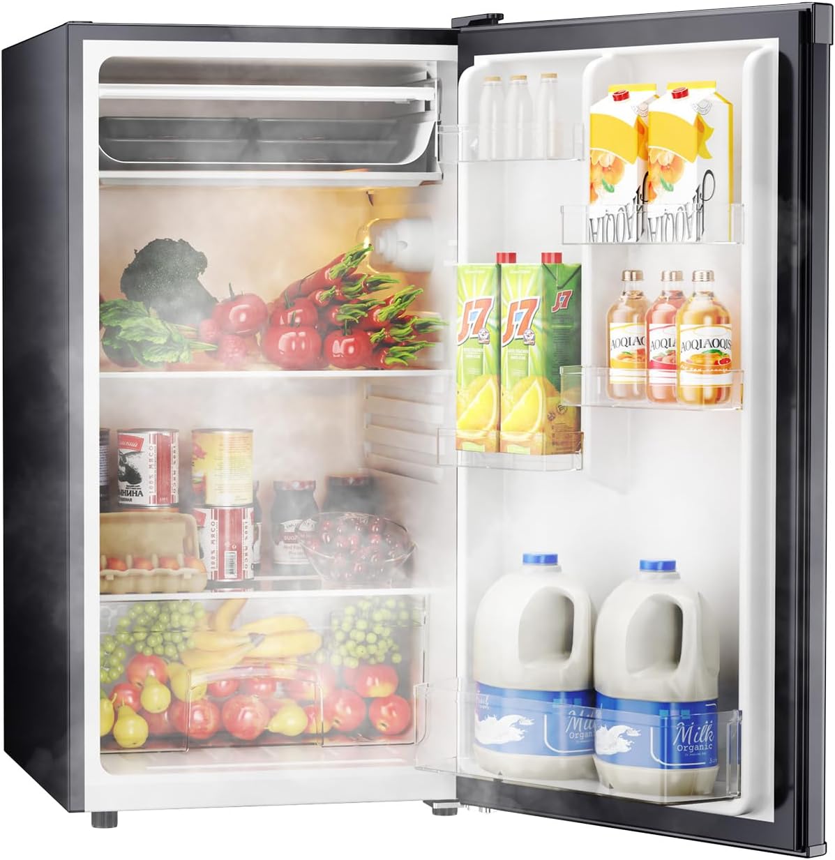 Upstreman 4.4 Cu.Ft Mini Fridge with Freezer for Any Room