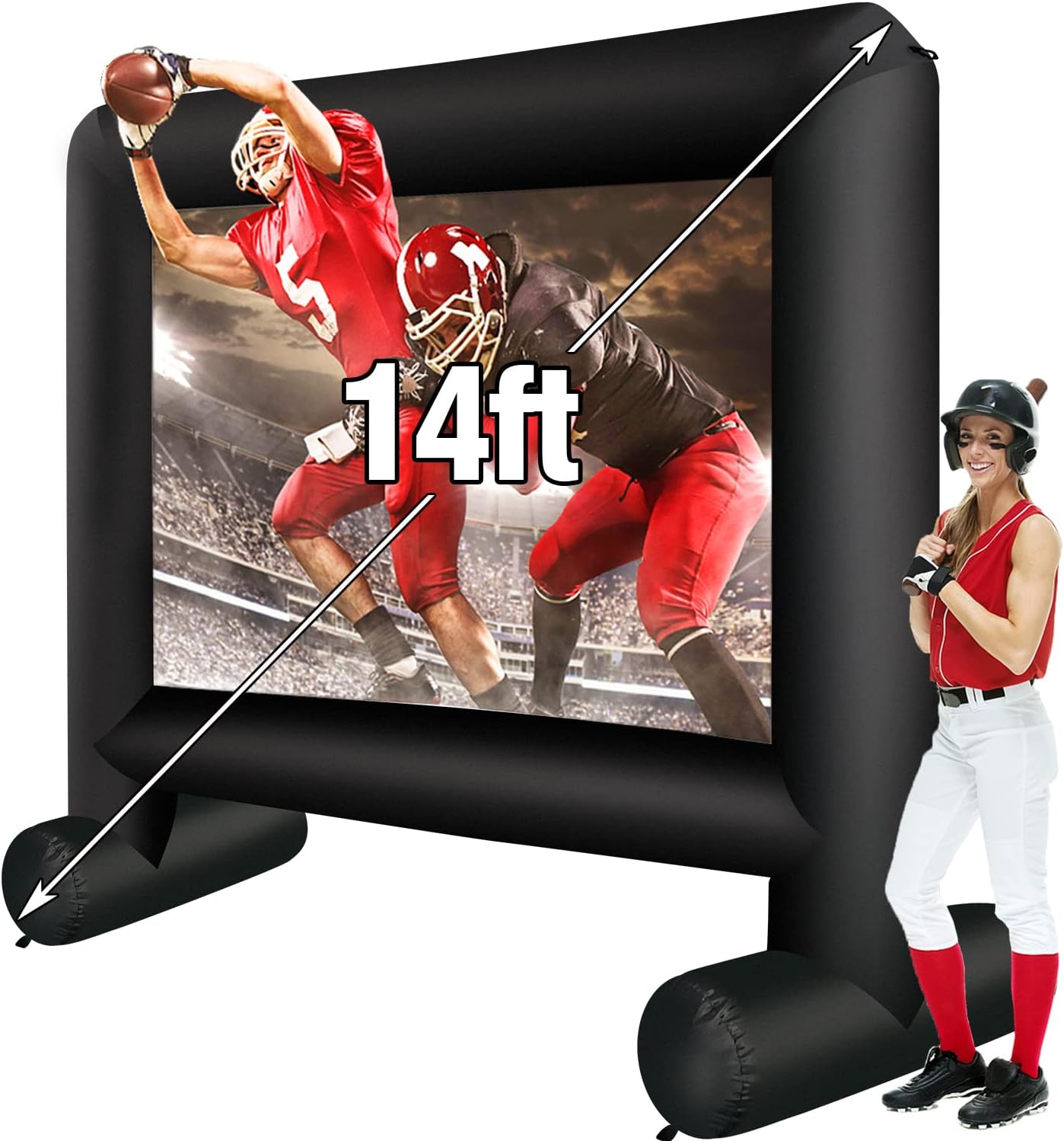 14ft Inflatable Movie Screen - Front/Rear Projection