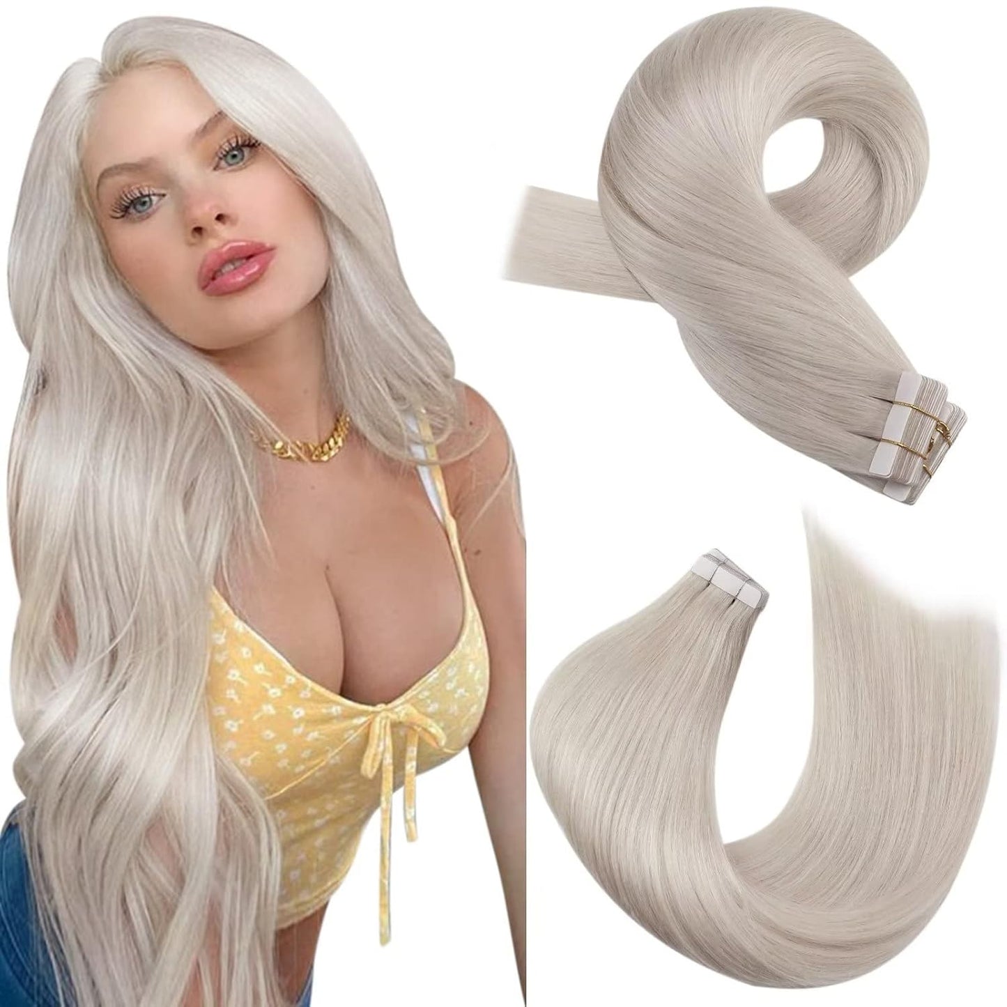 Moresoo Tape in Human Hair Extensions for Stunning Looks