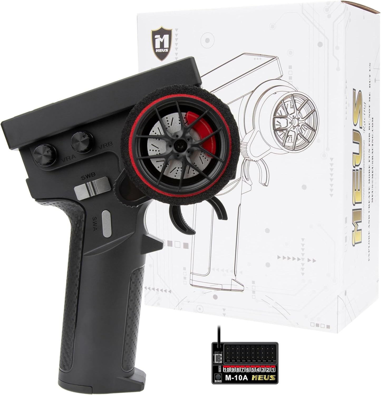 MEUS RACING ME-10B RC Transmitter with Coach Mode for All Terrains