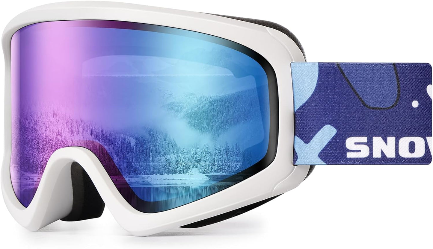 SNOWER Kids Ski Goggles: Anti-Fog, UV Protection, HD Lens