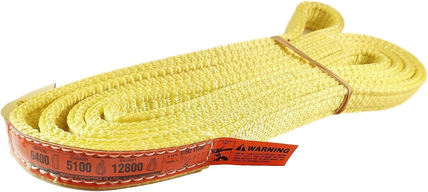 DD Sling USA Made Lifting Slings 1in & 2in Widths 4ft to 12ft Lengths