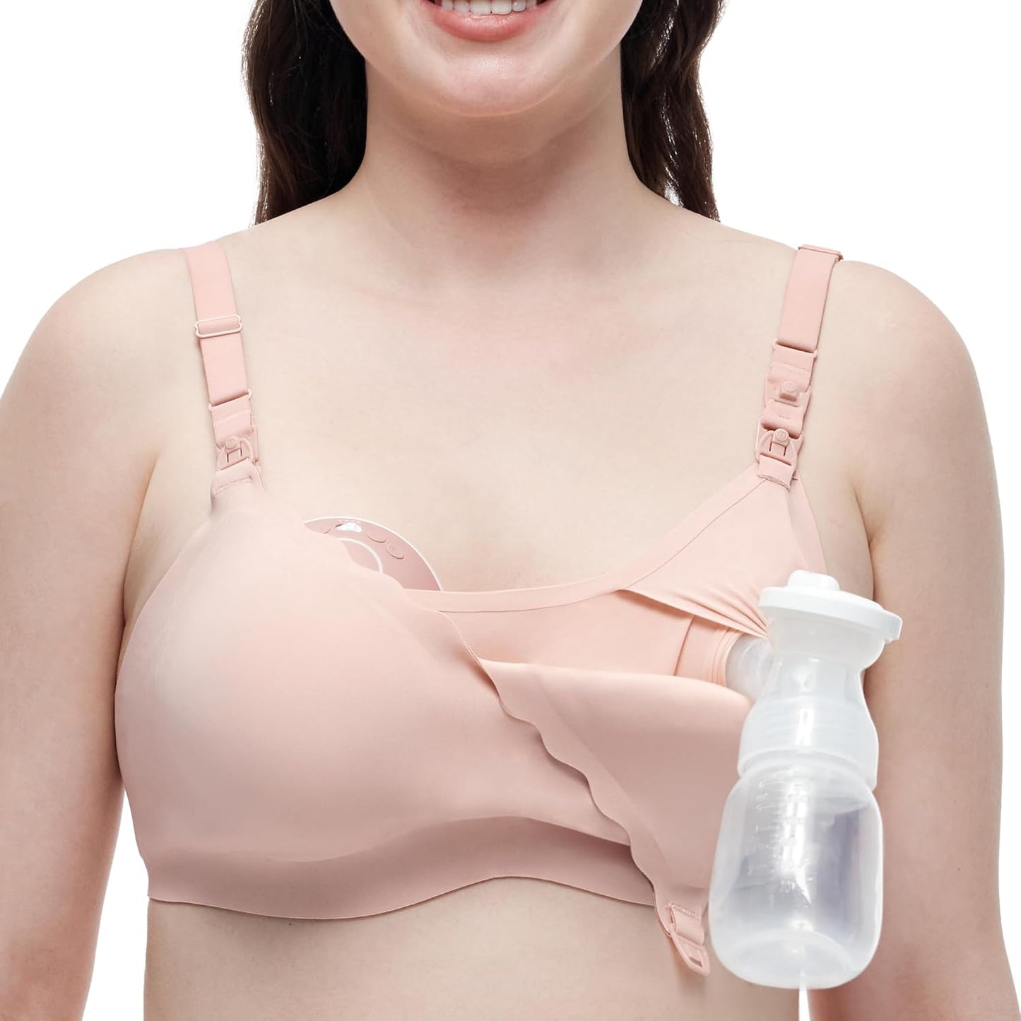 Momcozy 4-in-1 Hands-Free Pumping Bra for Nursing Comfort
