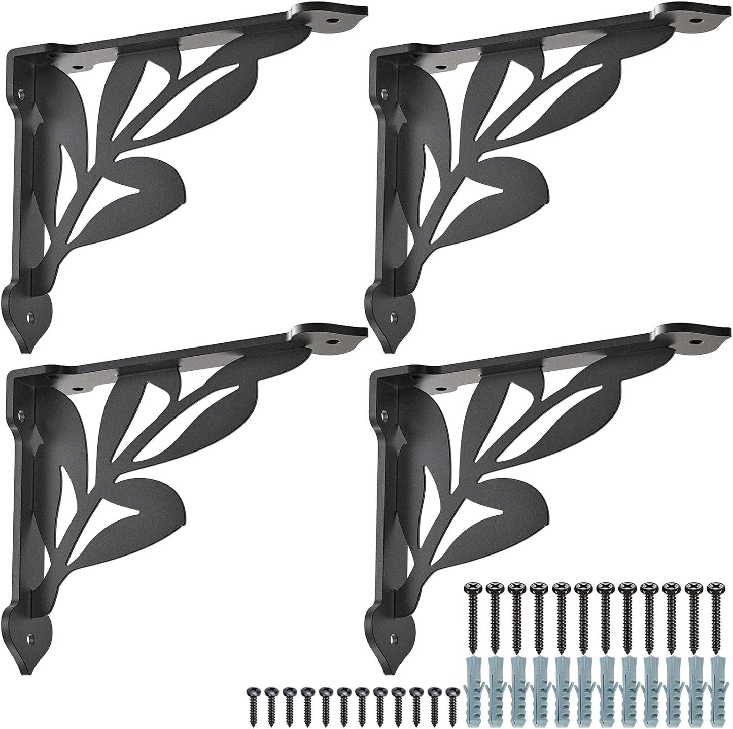 Heavy Duty Shelf Brackets for Floating Shelves - 300LB Capacity