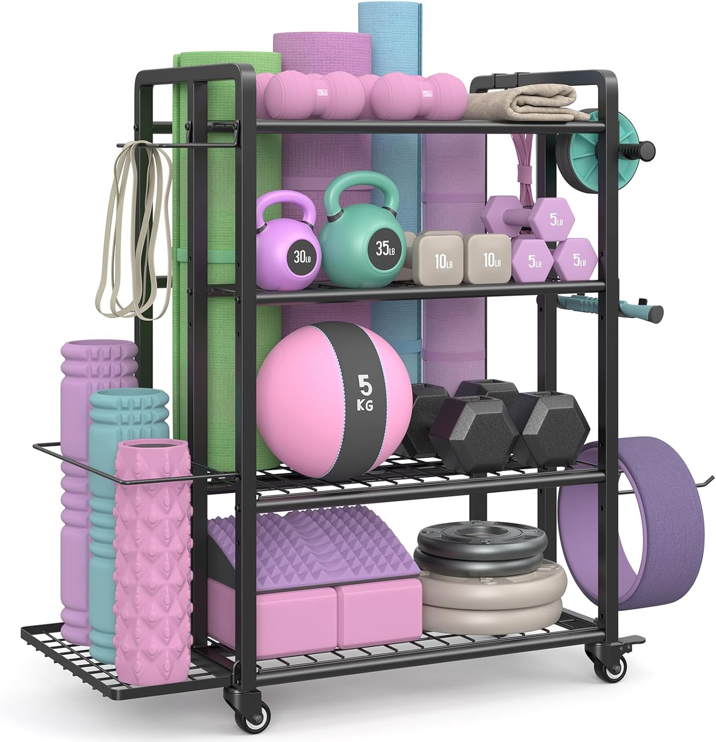 Space-Saving Gym Storage Rack: Jusgym