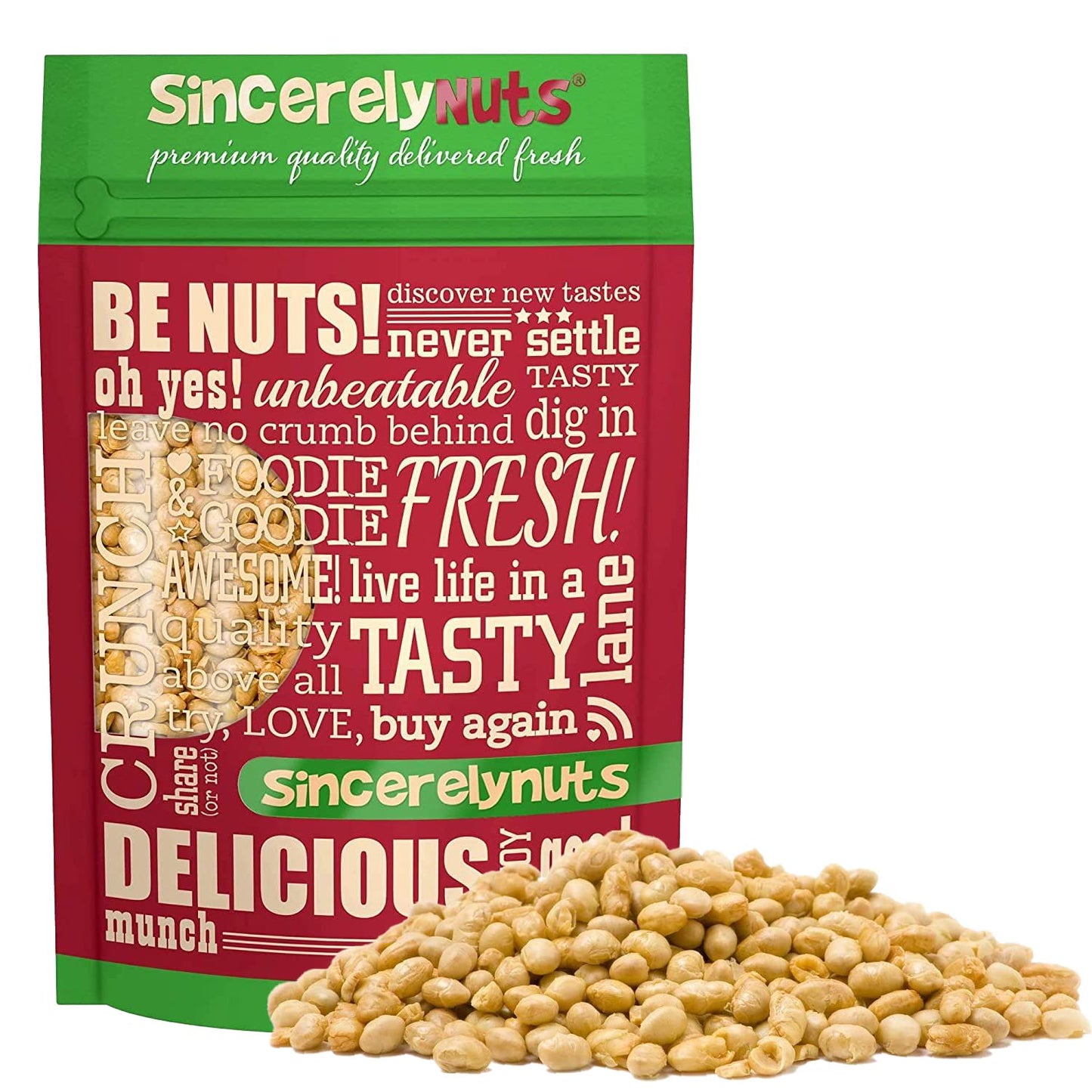 Roasted Soybeans Unsalted - Vegan Gluten-Free Protein Snack