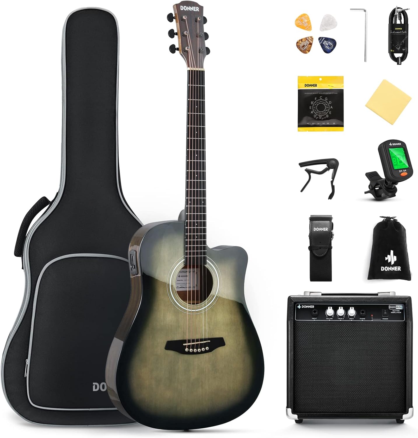Beginner's Dream: Donner 41 Acoustic Electric Guitar Kit