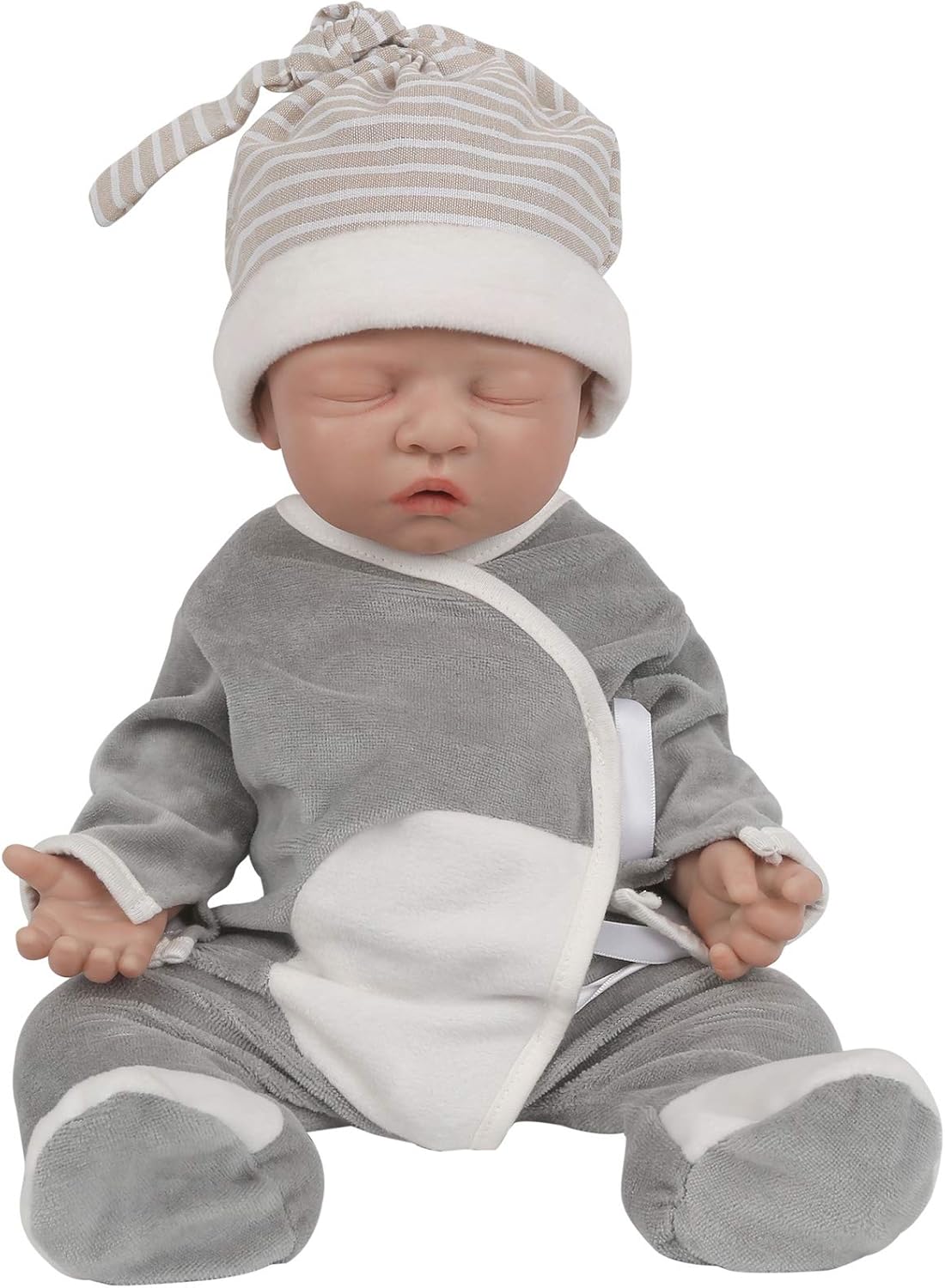 Vollence 12 inch Full Body Silicone Baby Doll for Kids Gift