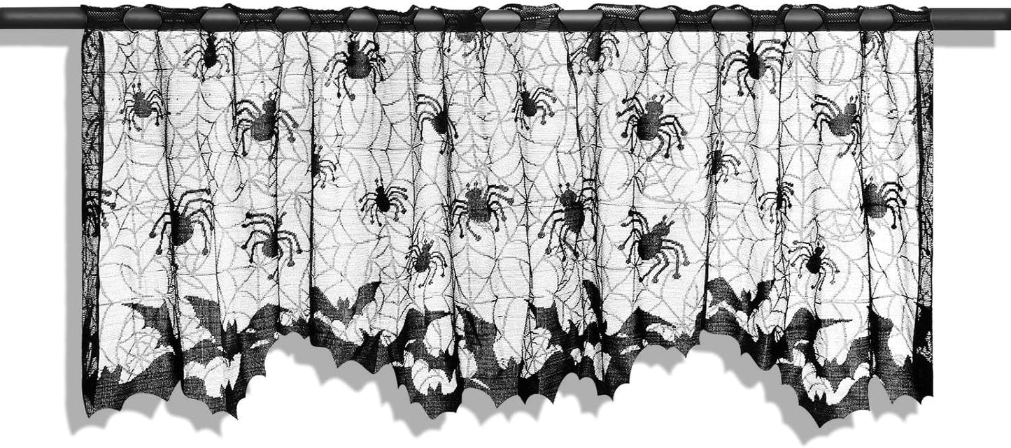 Spooky Spider Web Curtains by Oarkive