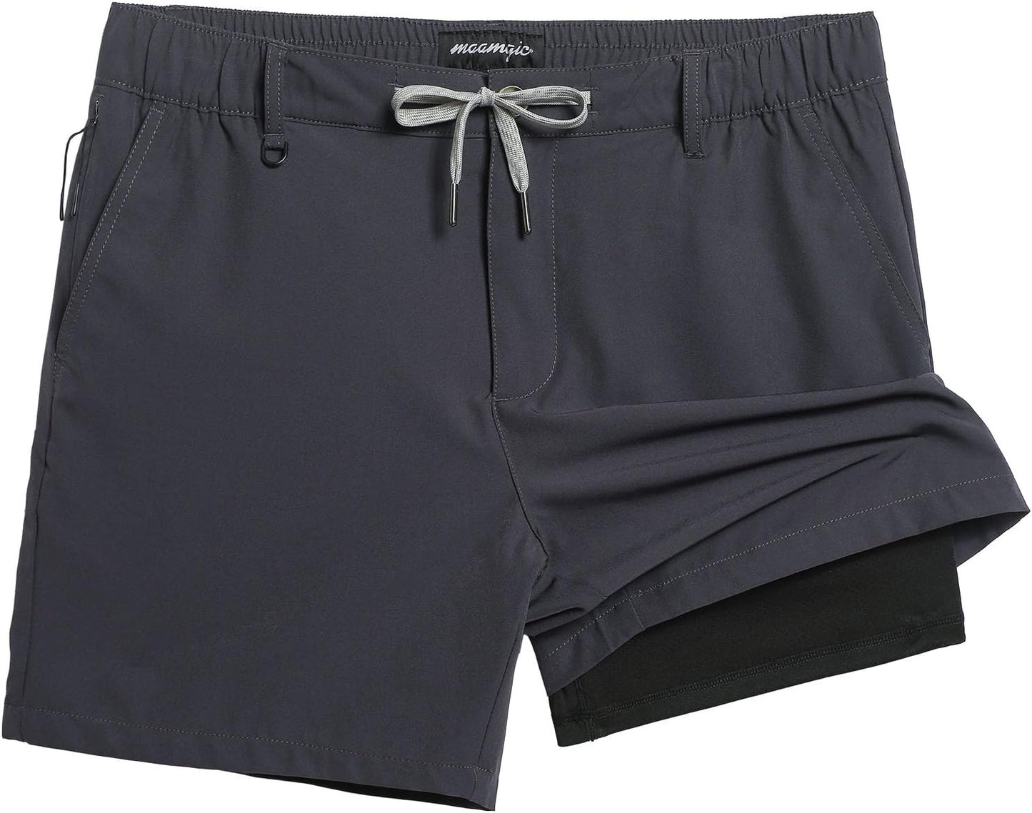 Mens Casual Shorts with Compression Liner for Ultimate Comfort