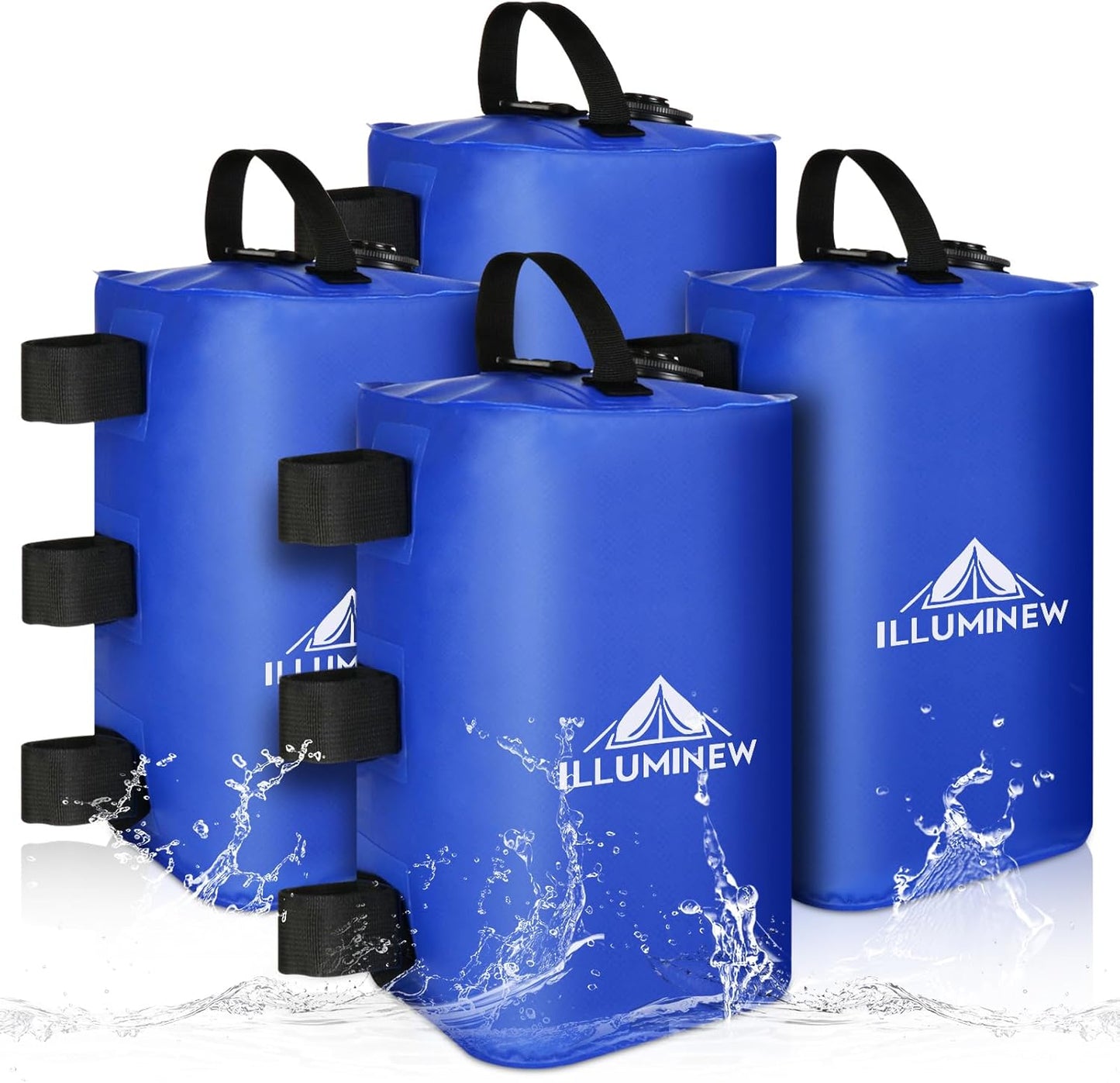 ILLUMINEW 4 Pack Canopy Water Weight Bags for Tent Stability