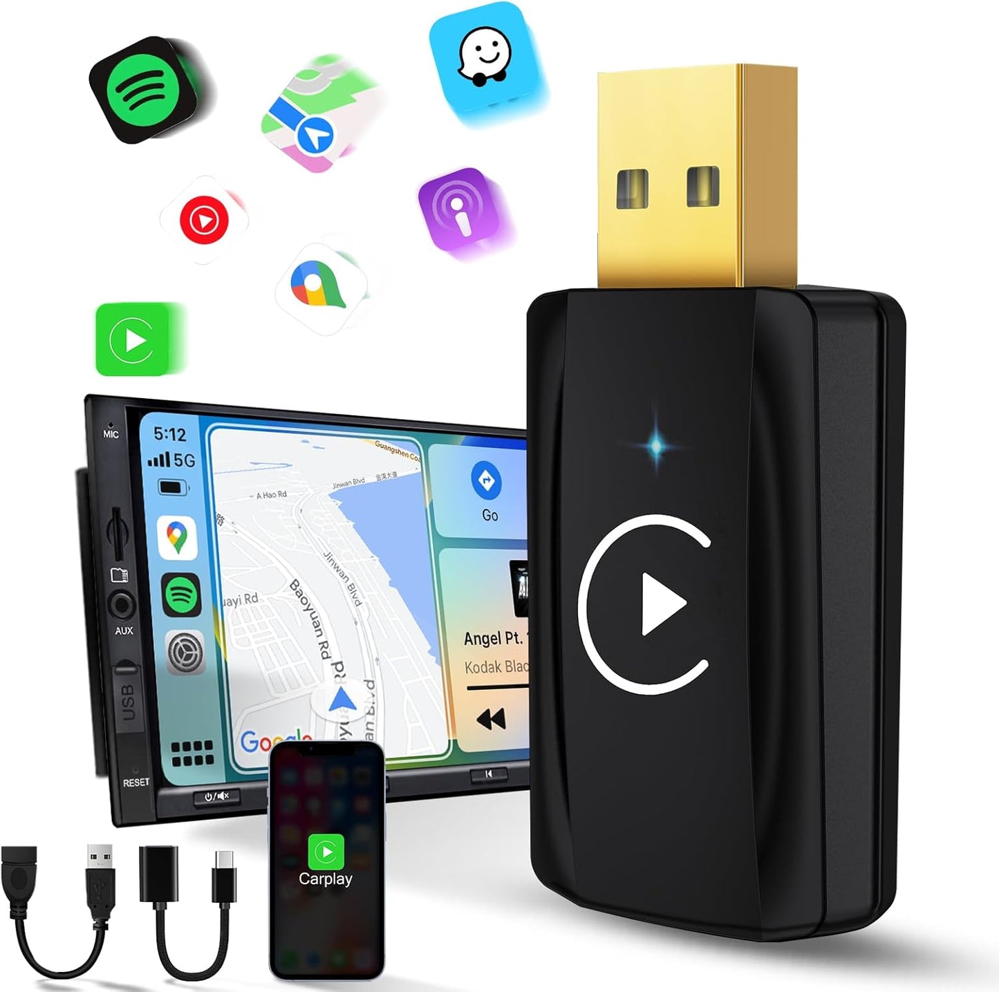 Wireless Carplay Adapter for Seamless Connection and Convenience