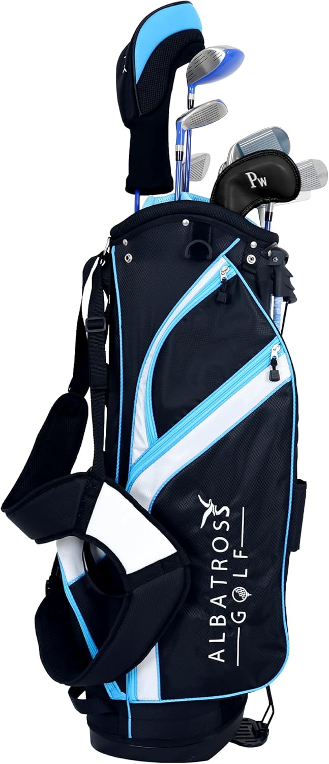 Junior Complete Golf Club Set with Stand Bag for Ages 3-12