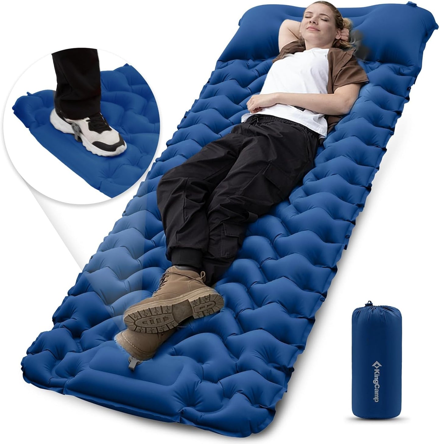 KingCamp Self-Inflating Camping Mattress - Connectable & Durable