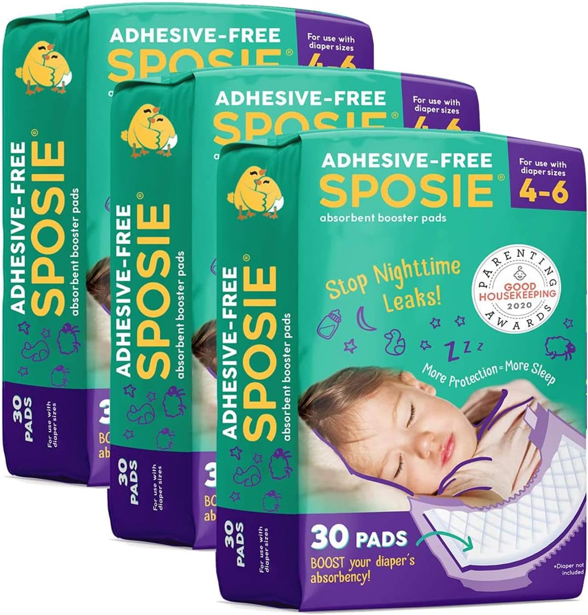 Stop Leaks! Sposie Booster Pads - 90 ct.