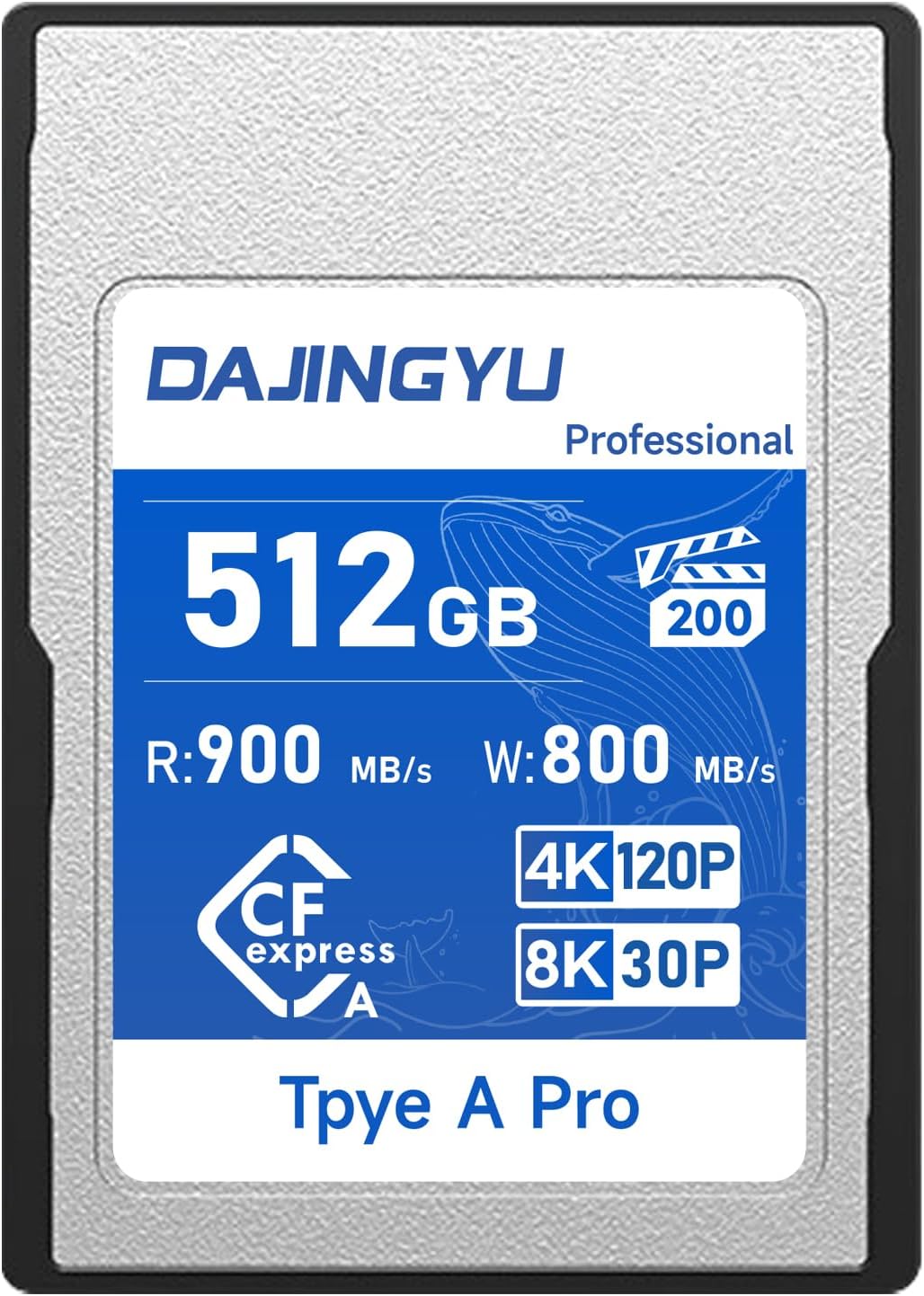 DAJIGNYU 512GB CFexpress Type A Memory Card for 4K and 8K Video