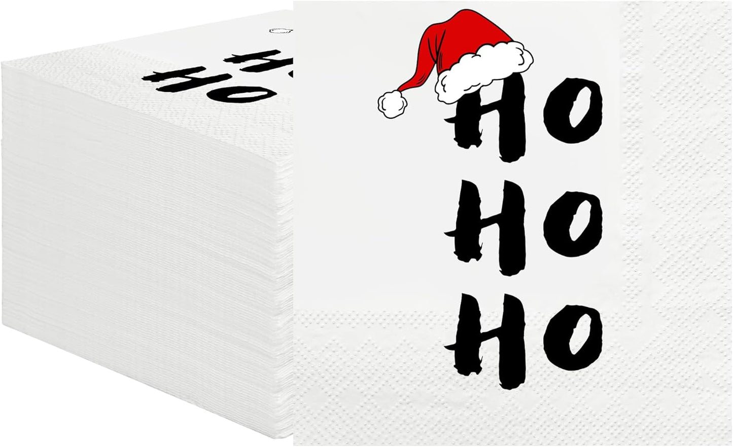 Santa Hat Cocktail Napkins - Festive & Funny Christmas Party Essential