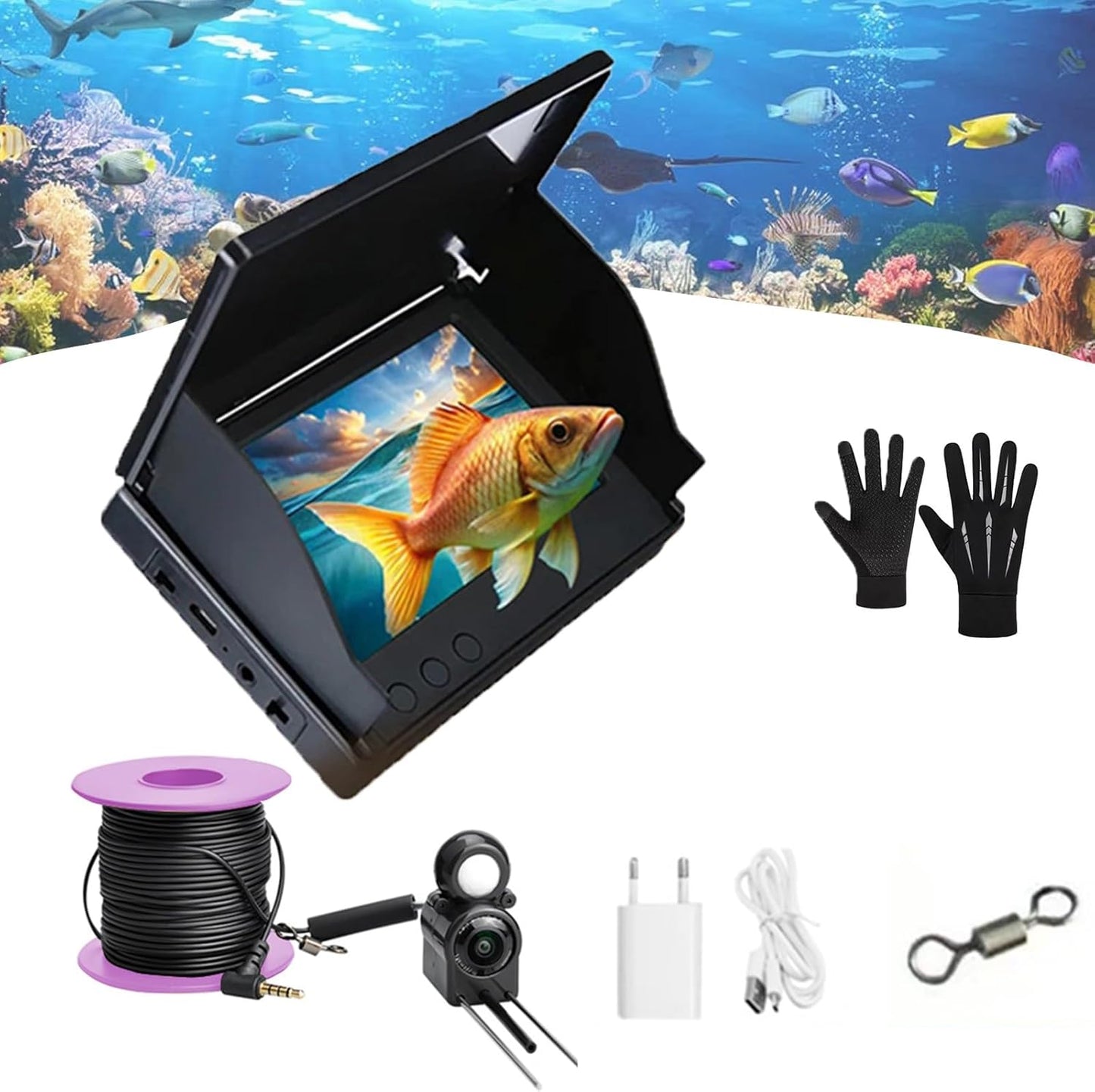 Ortsma Underwater Fishing Camera: 220 Wide View