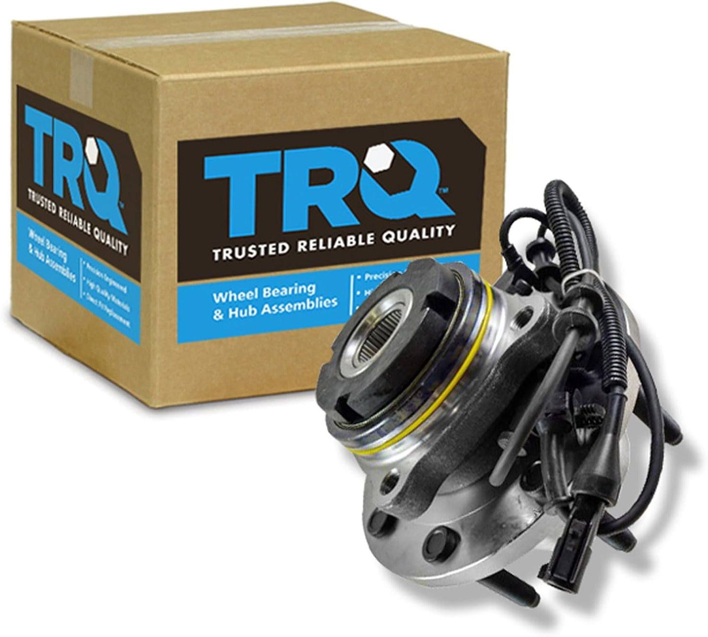 TRQ Front Wheel Bearing & Hub Assembly for Ford Excursion & F-250