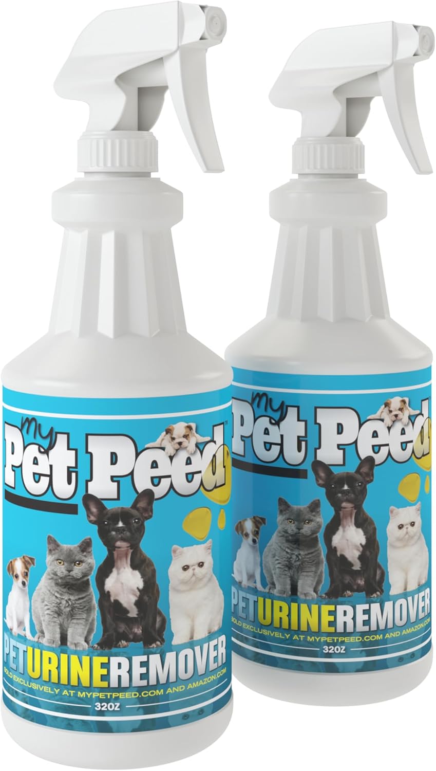 My Pet Peed Pet Stain & Odor Remover - Two Pack 32oz Spray Bottles