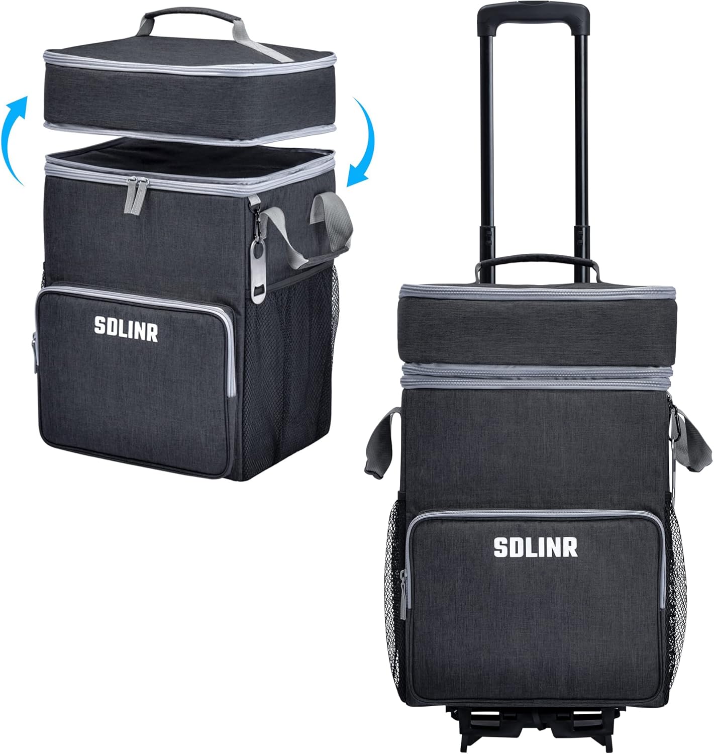 Portable Insulated Cooler - Keep 72 Cans Cold!