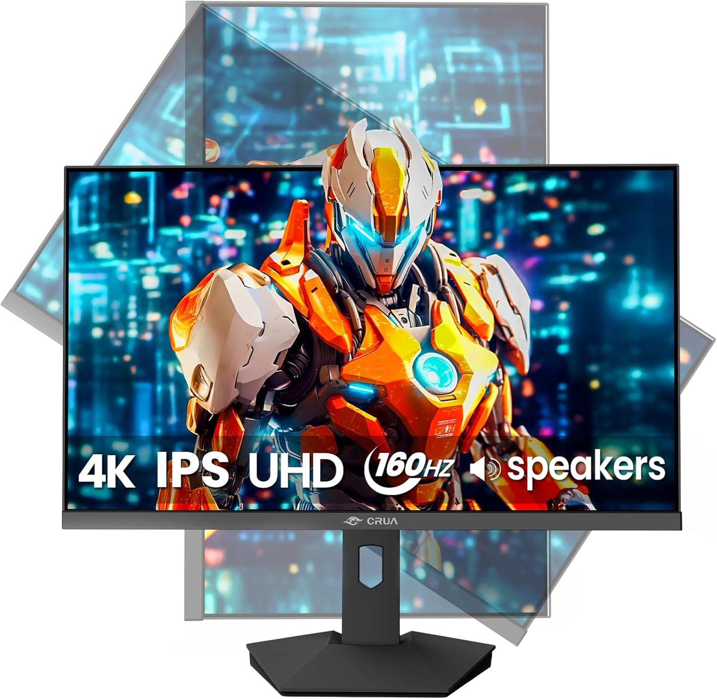 CRUA 27 4K Gaming Monitor with Adjustable Features and FreeSync