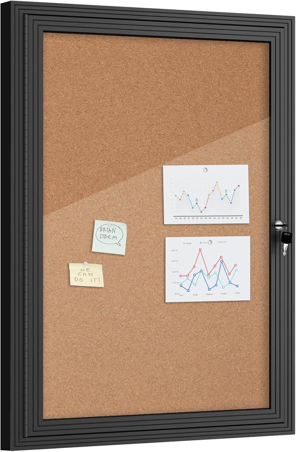 36x24 Enclosed Bulletin Board for Secure Outdoor Display