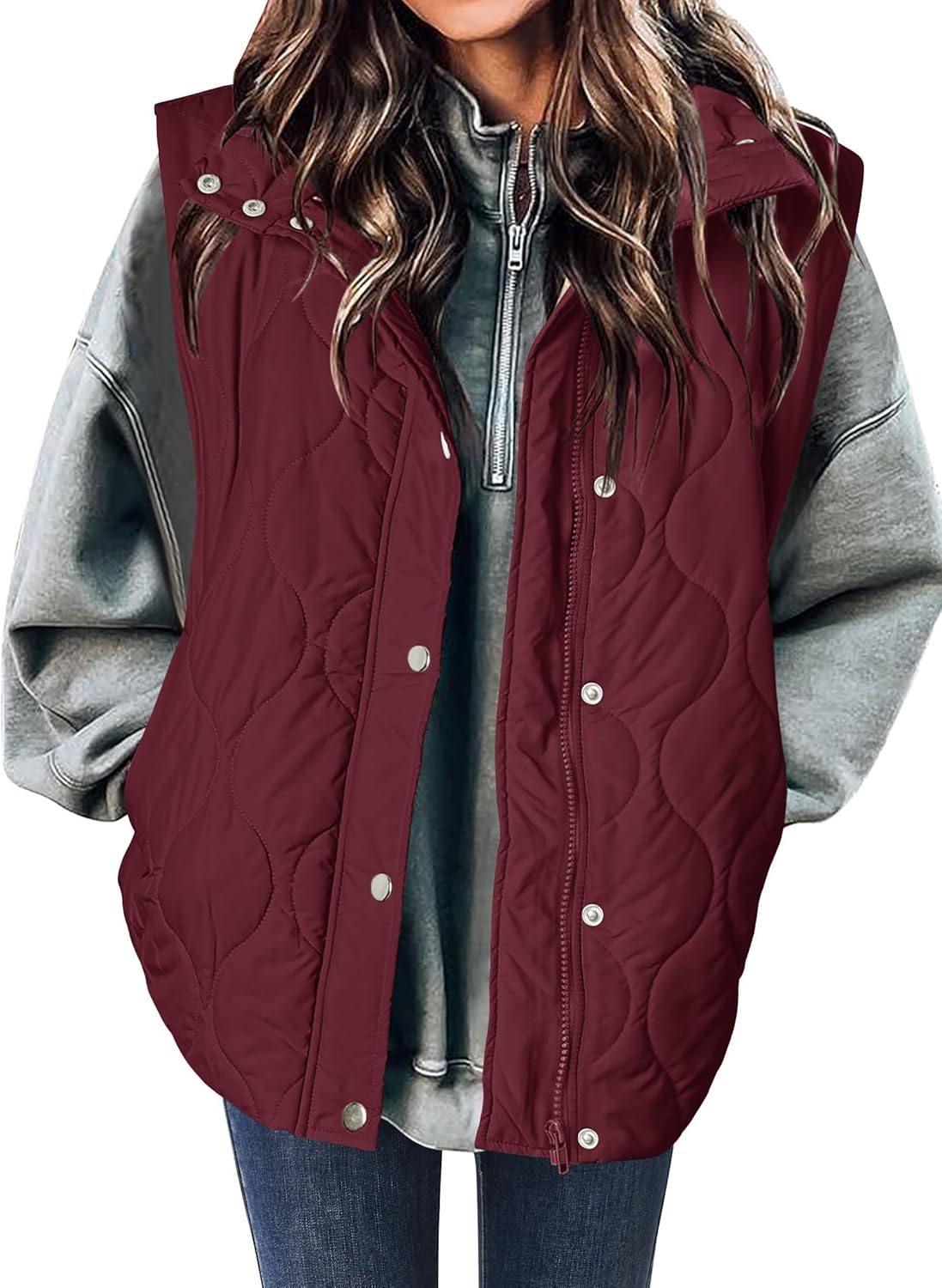 Lightweight Sleeveless Quilted Puffer Vest for Women by Zeagoo