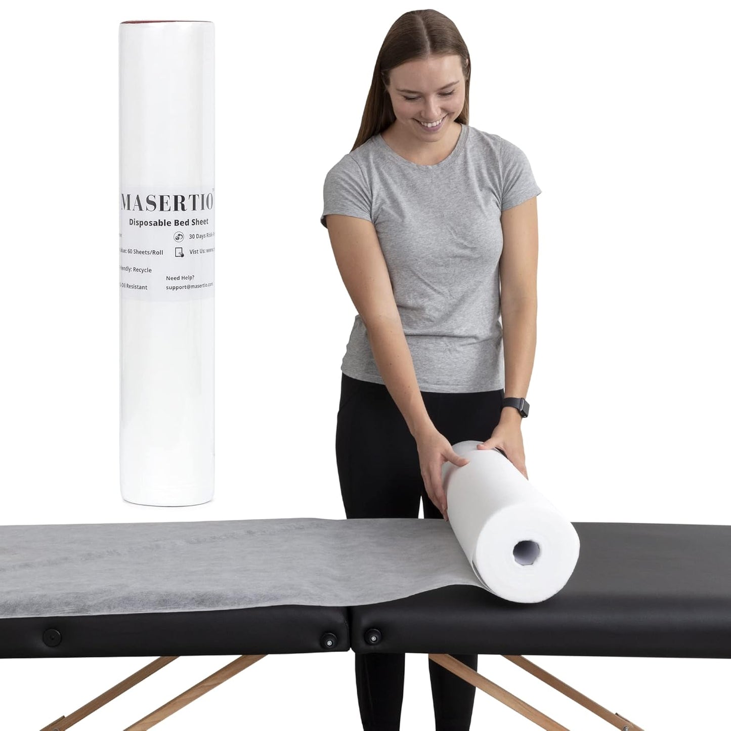 Disposable Massage Bed Cover - 60 Sheets for Spa and Tattoo Use