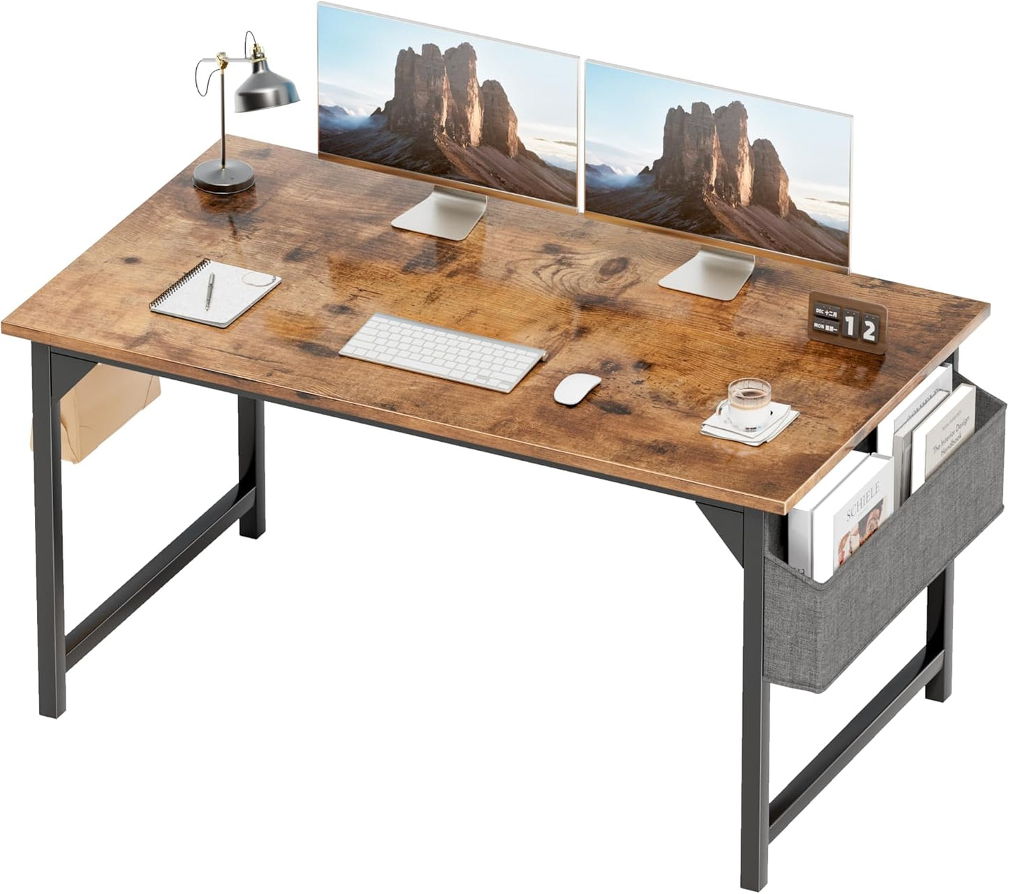 48 Student Computer Desk with Storage and Headphone Hook
