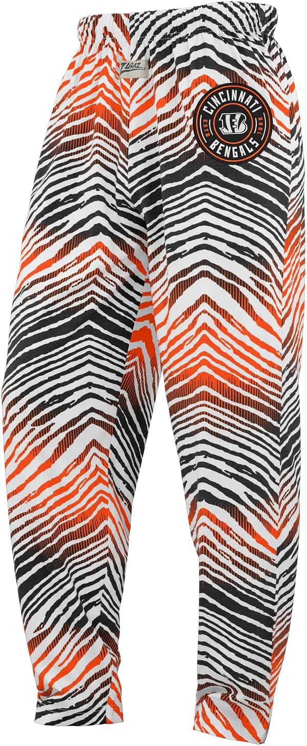 Zubaz NFL Z88 Team Logo Pants for Game Day and Lounge Wear