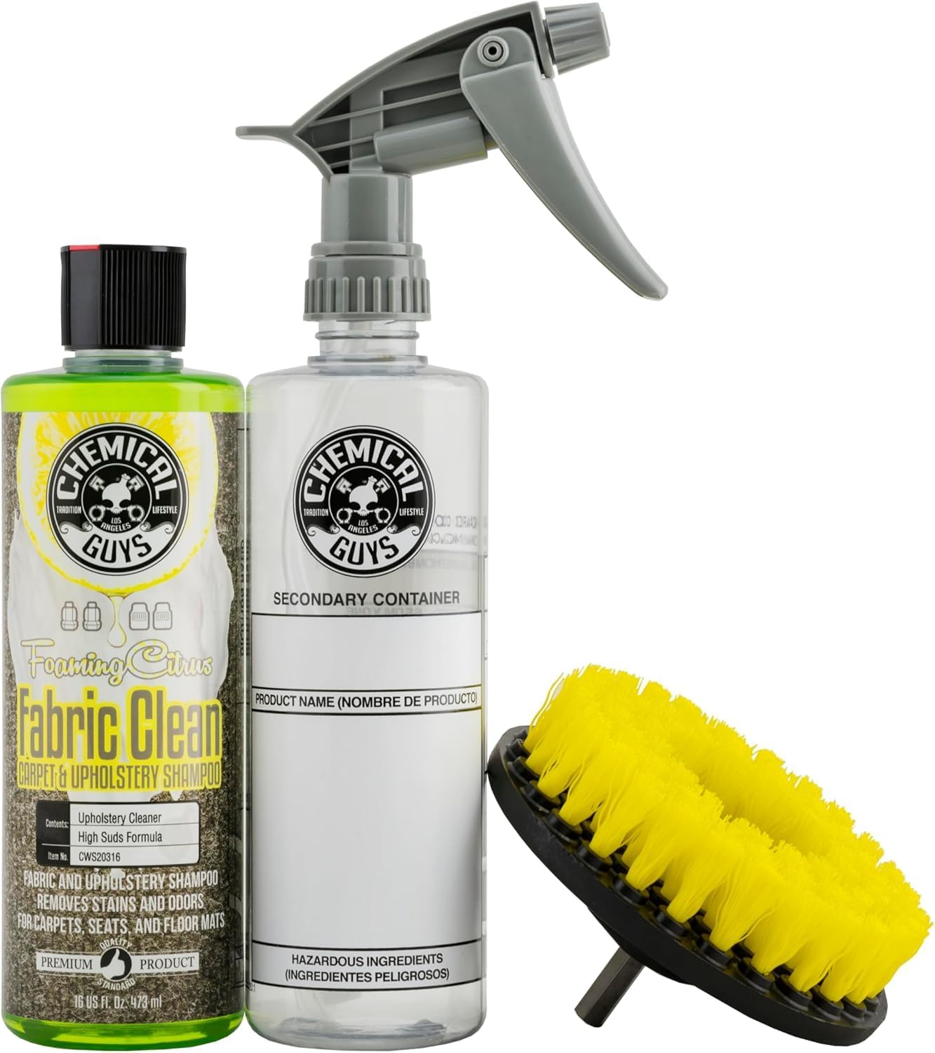Chemical Guys Foaming Citrus Fabric Clean Kit