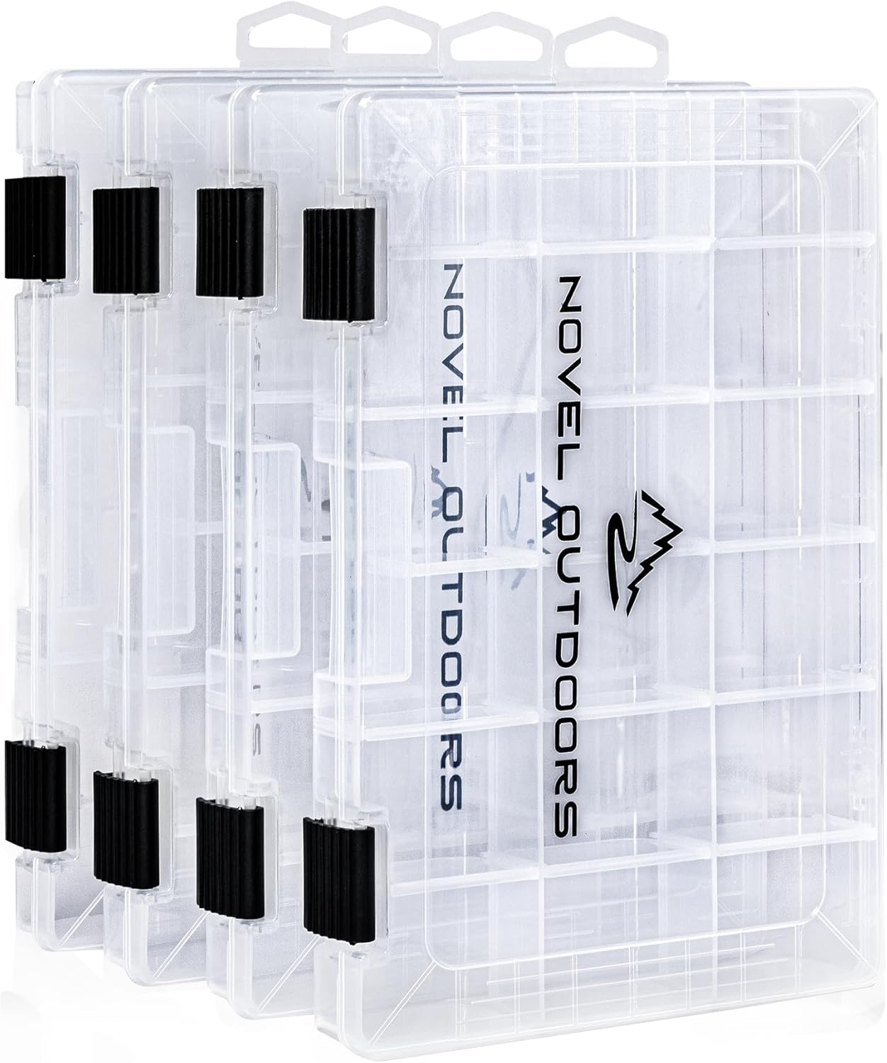 Clear Tackle Boxes Set - Organize Fishing Gear