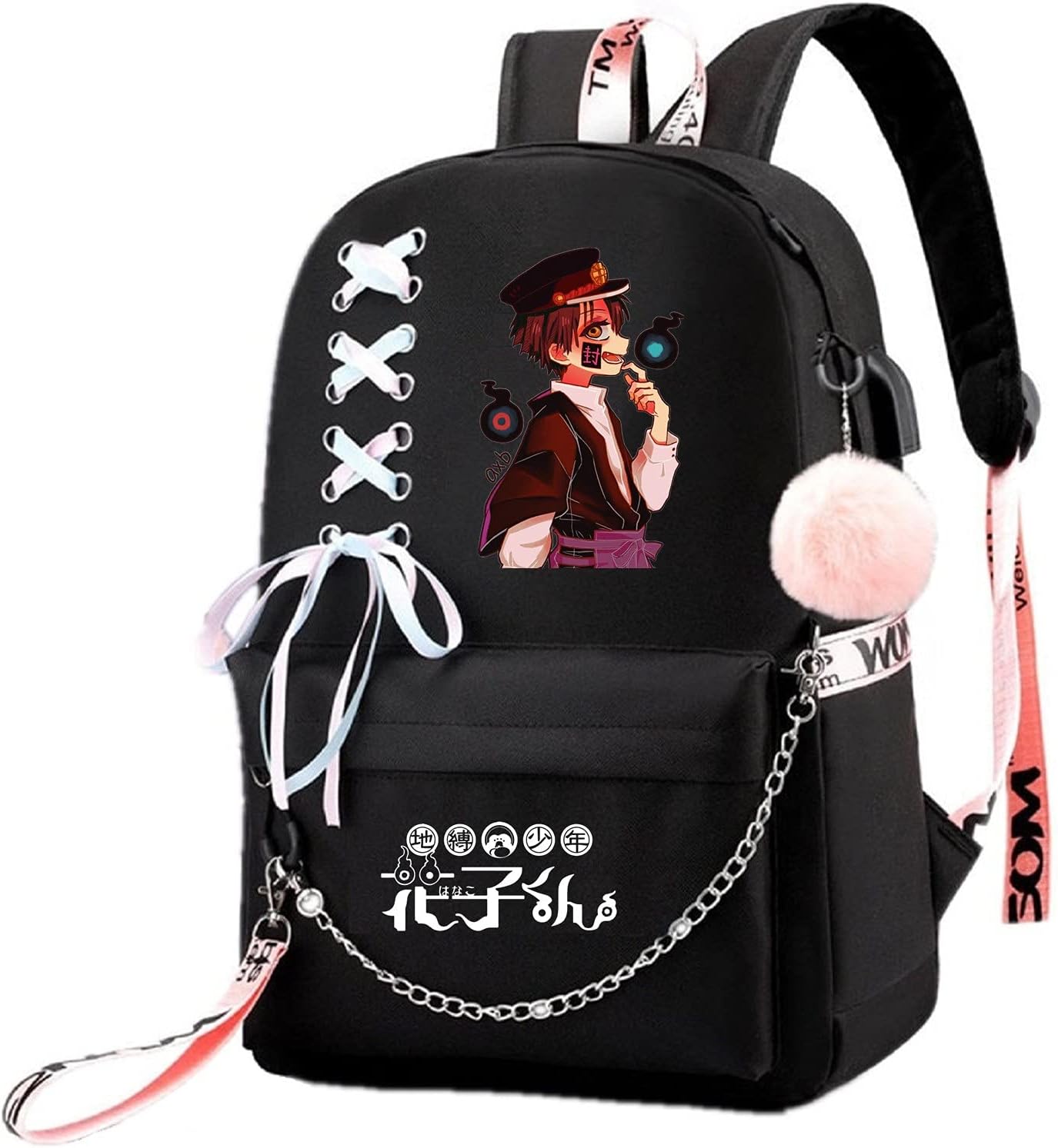 Anime Toilet Bound Hanako Kun Backpack for School and Travel
