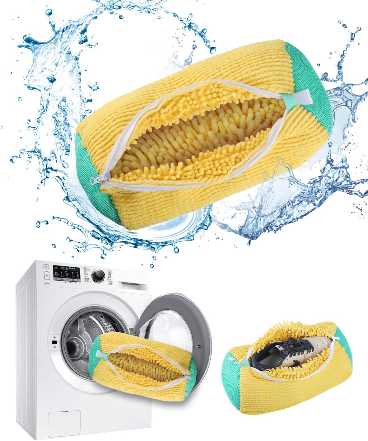 Shoe Washing Machine Bag - Reusable & Hangable