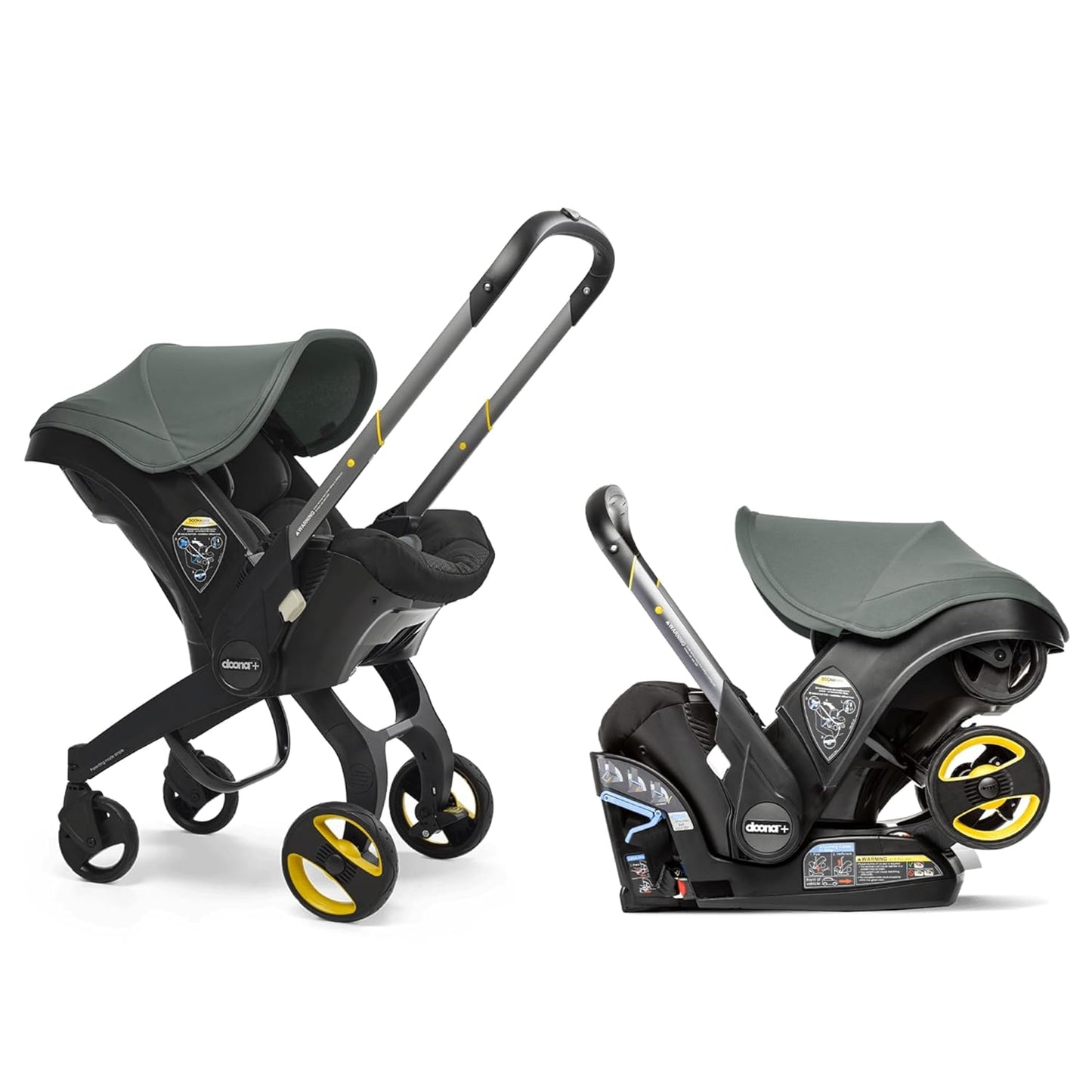 Doona Car Seat & Stroller Travel System - Slate Green Design
