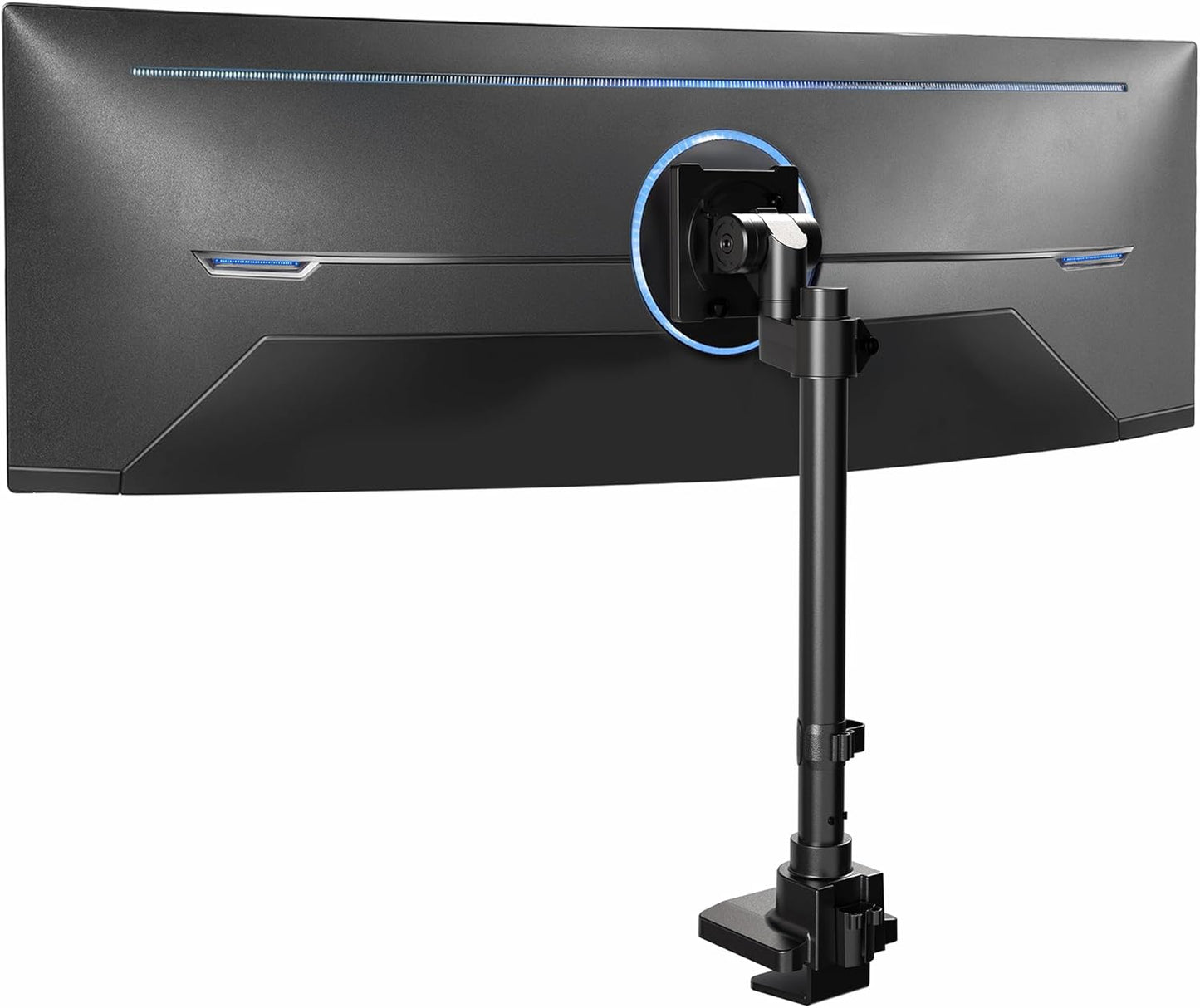 VIVO Clamp-on Single Ultra Wide Monitor Desk Mount for 57 in