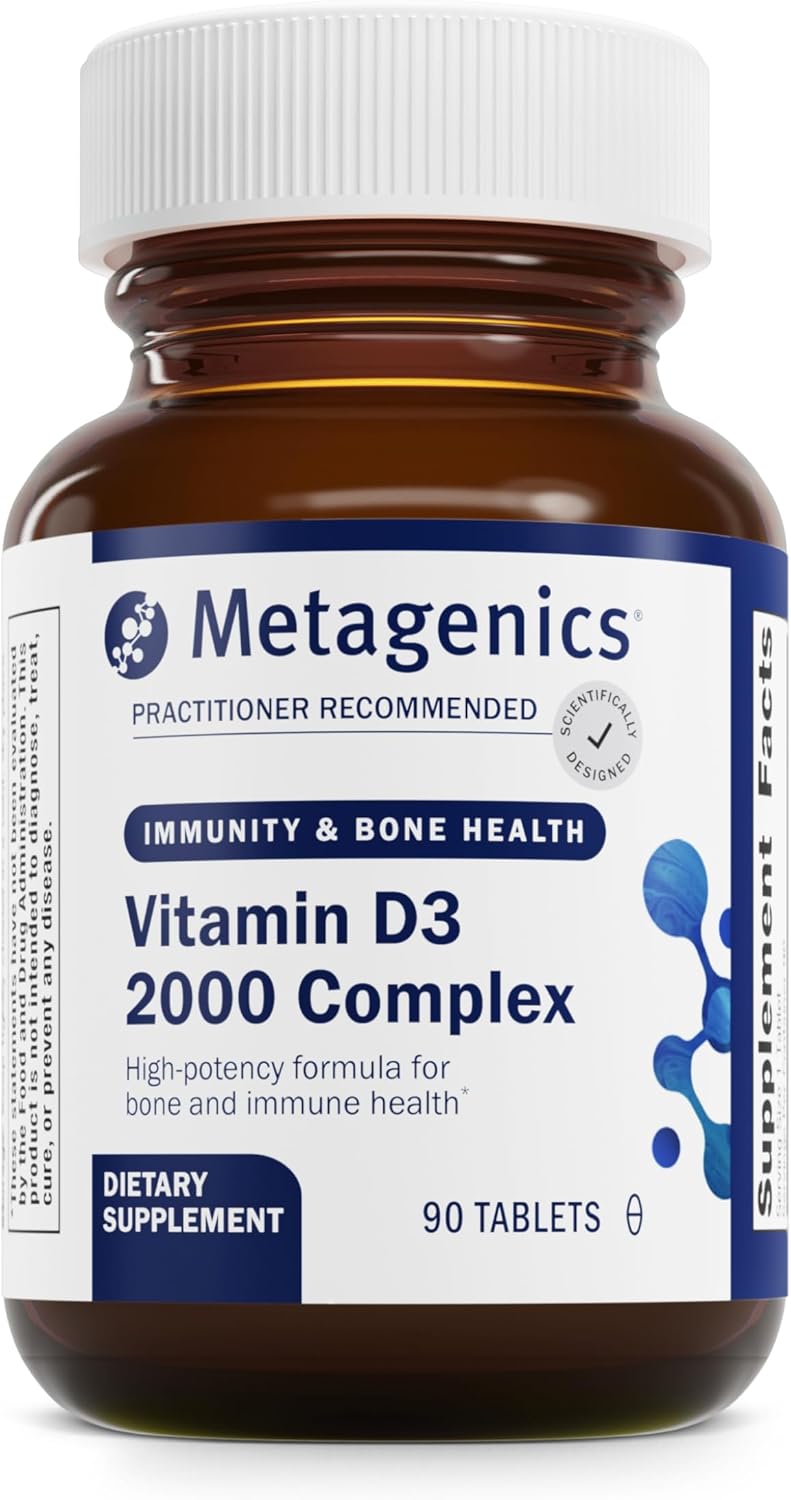 Metagenics D3 2000 IU Complex Vitamin D3 Supplement Review