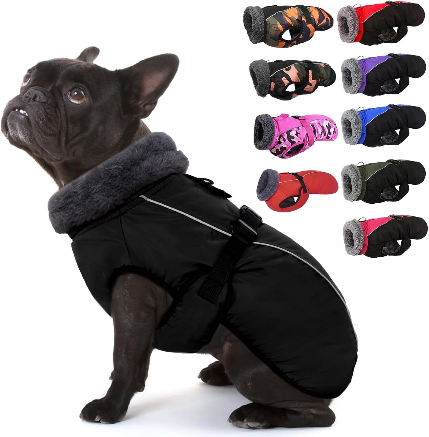 IECOii Extra Warm Dog Coat for Small to Extra Large Dogs